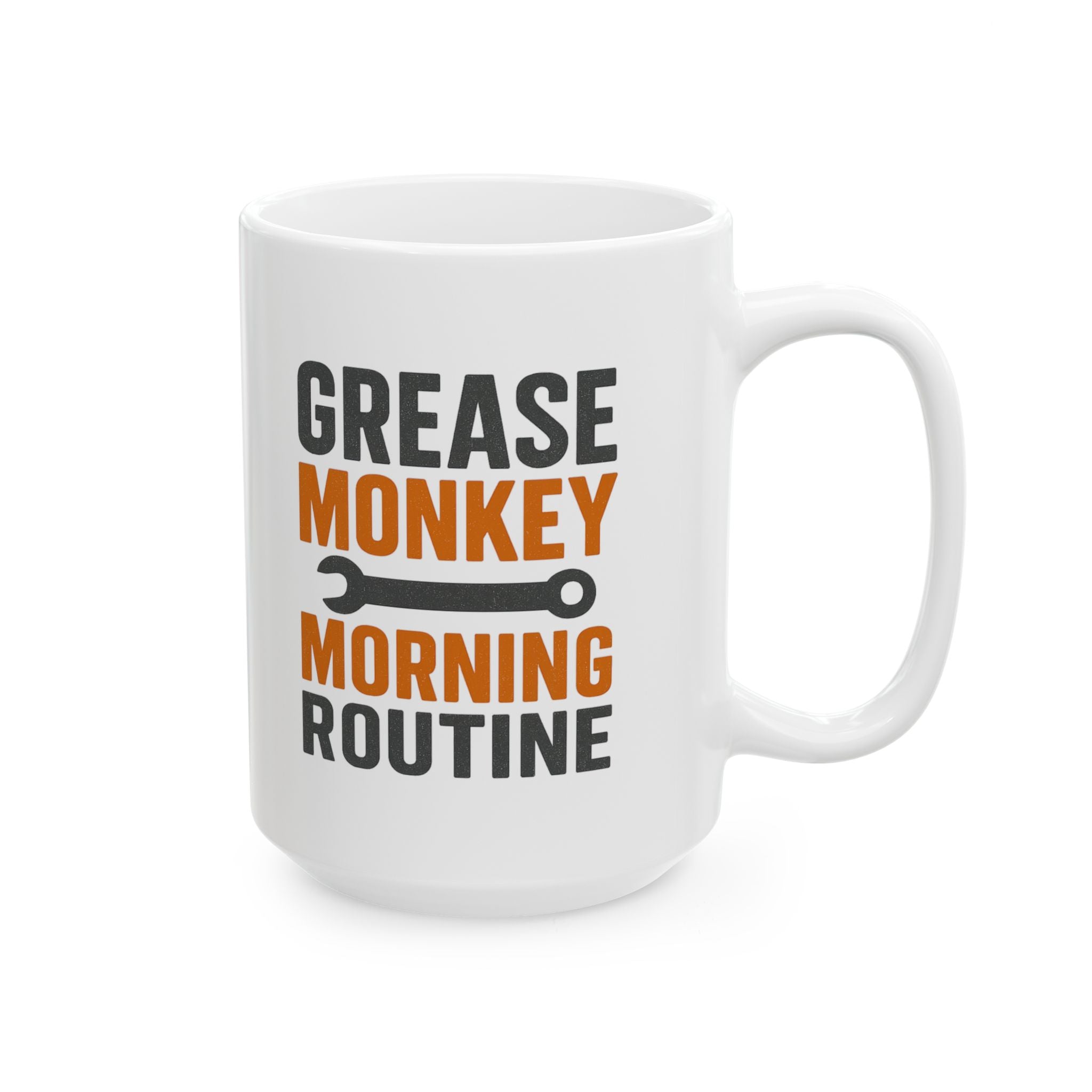 Mechanic Grease Monkey Morning Routine Coffee Mug | Mechanic Gift | Ceramic Mug