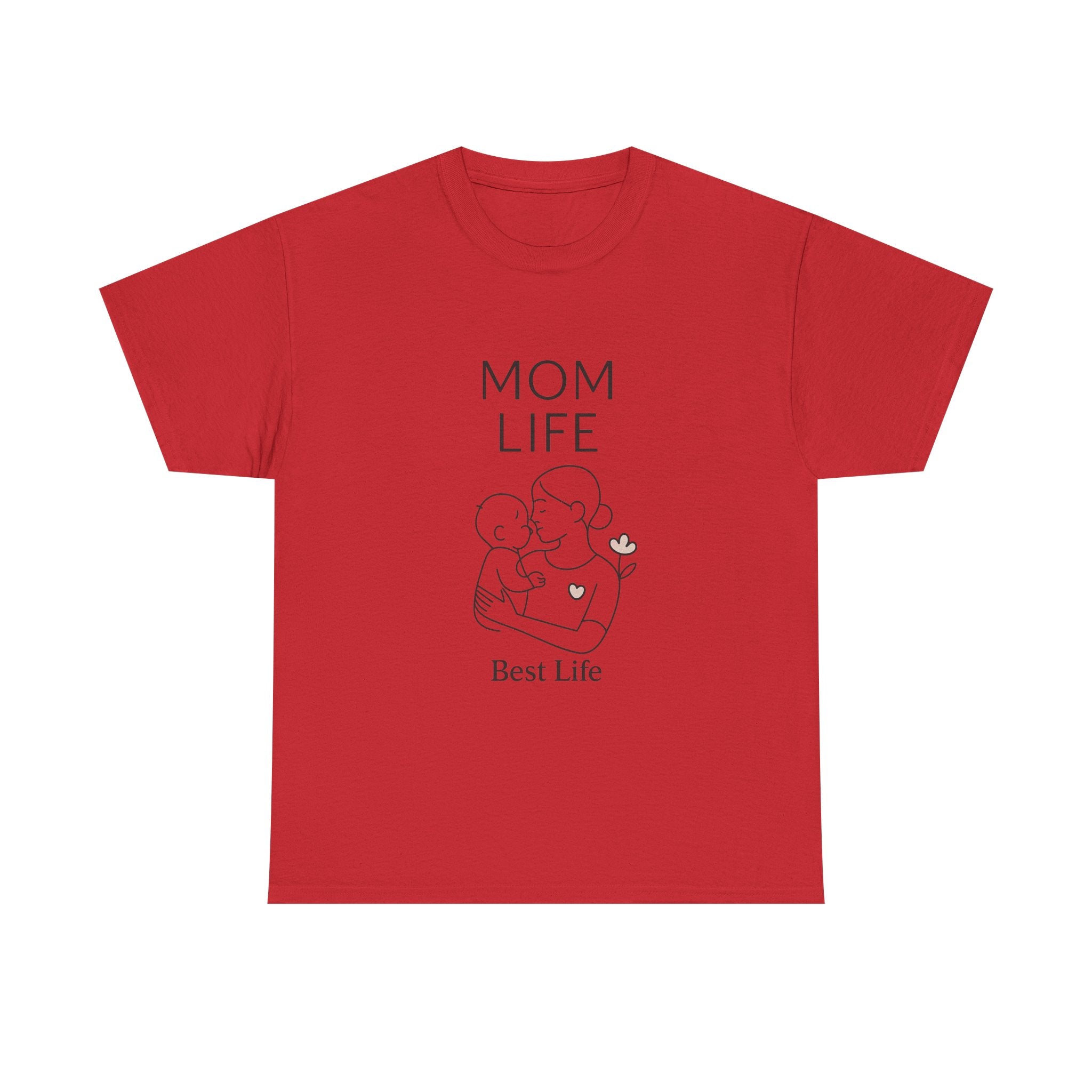 Mom Life Best Life Period T-Shirt | Mom Humor Gift | Graphic Tee