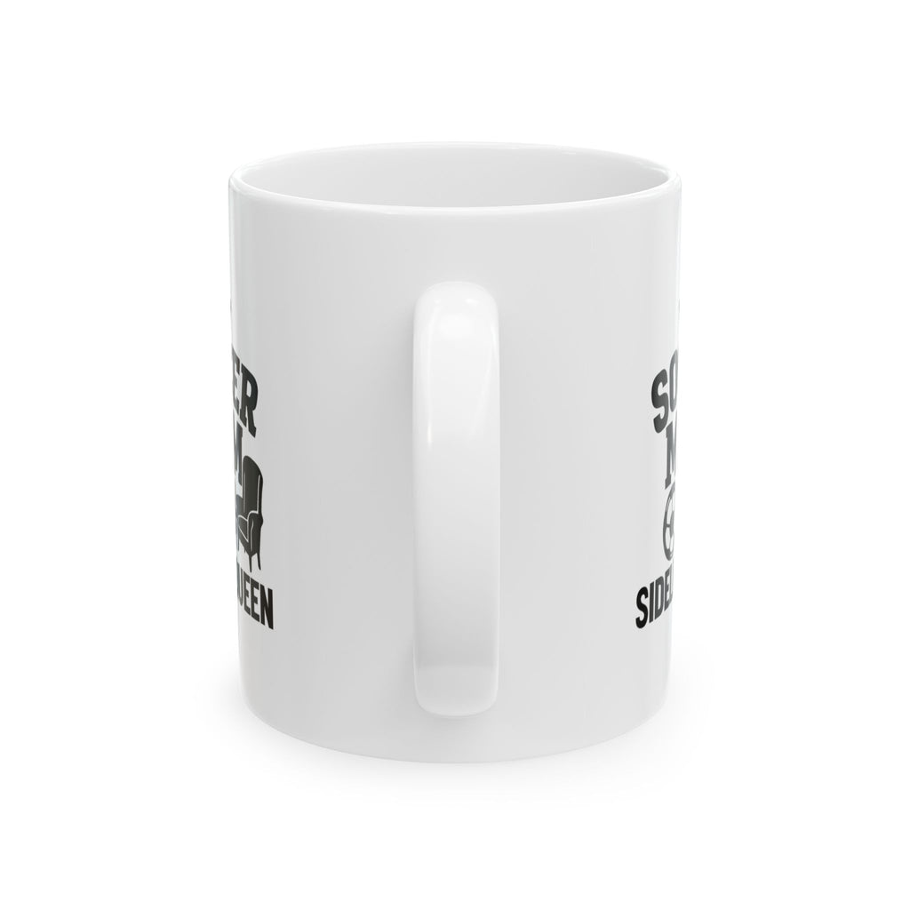 Soccer Mom Sideline Queen Coffee Mug | Gift for Mom | Ceramic Mug