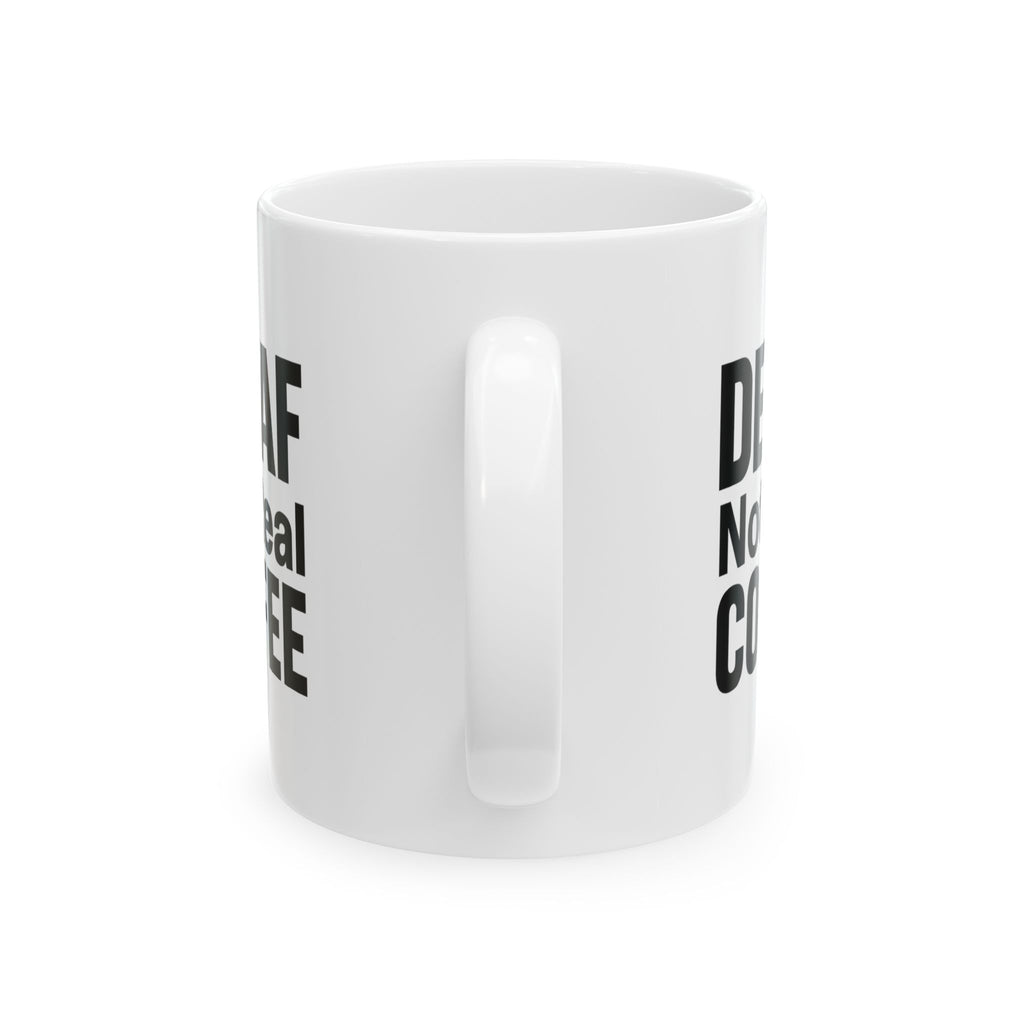 Real Coffee Only No Decaf Zone Coffee Mug | Funny Coffee Lover Gift | Ceramic Mug
