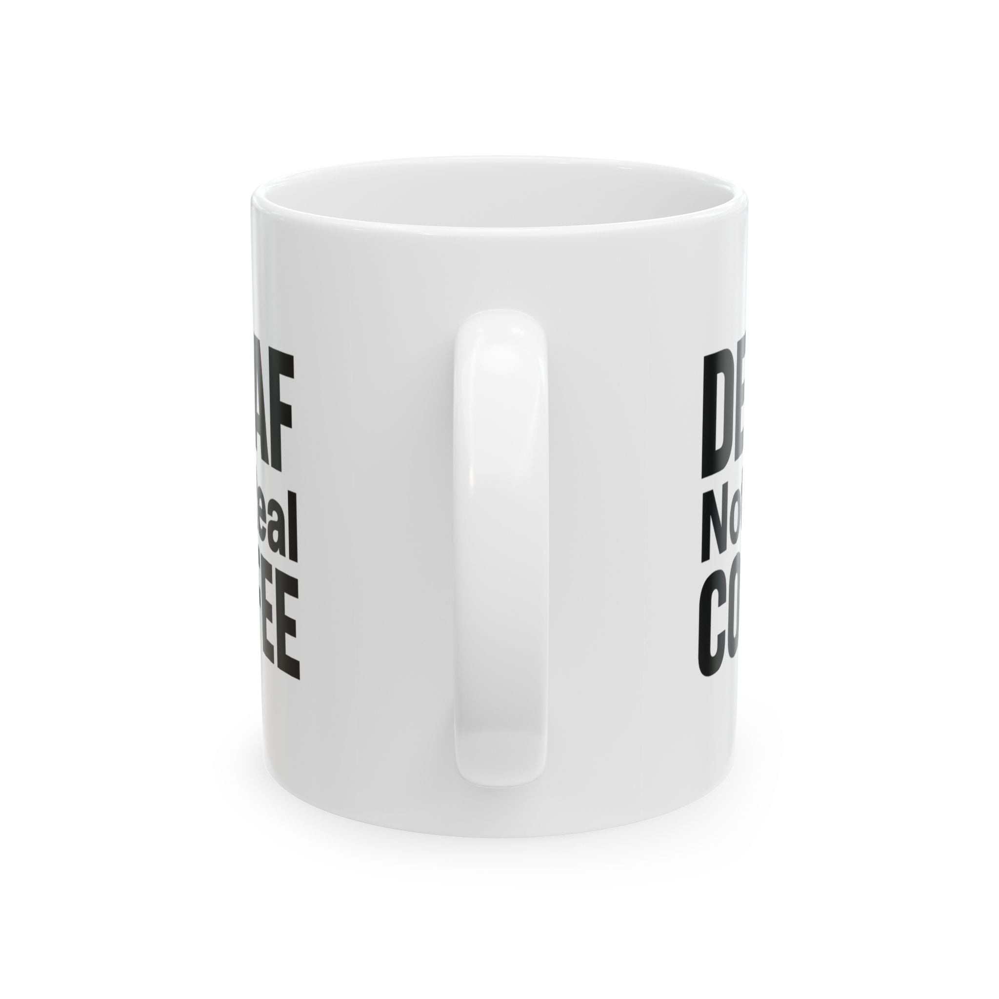 Real Coffee Only No Decaf Zone Coffee Mug | Funny Coffee Lover Gift | Ceramic Mug