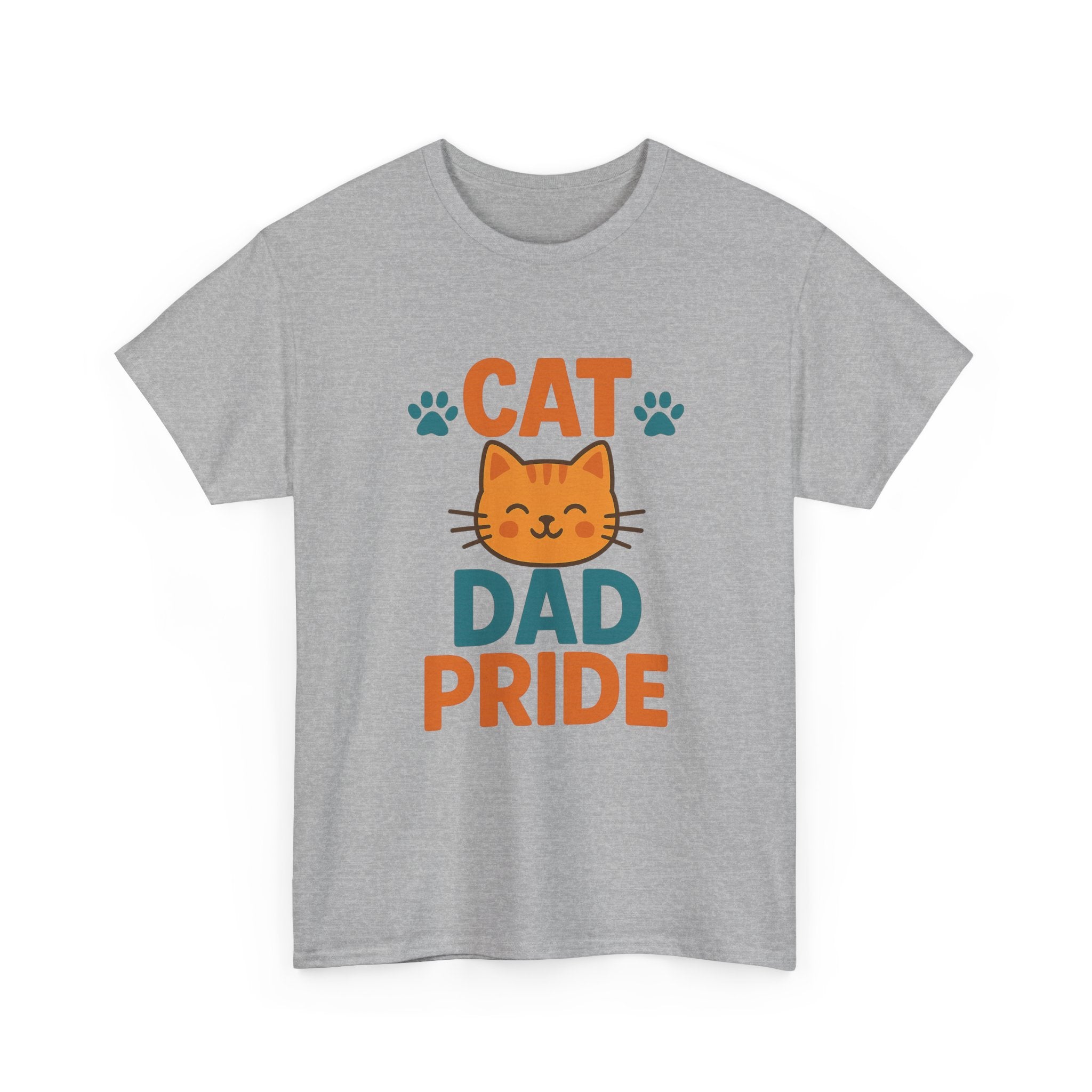 Proud Cat Dad The Legend The Myth T-Shirt | Gift for Him | Graphic Tee