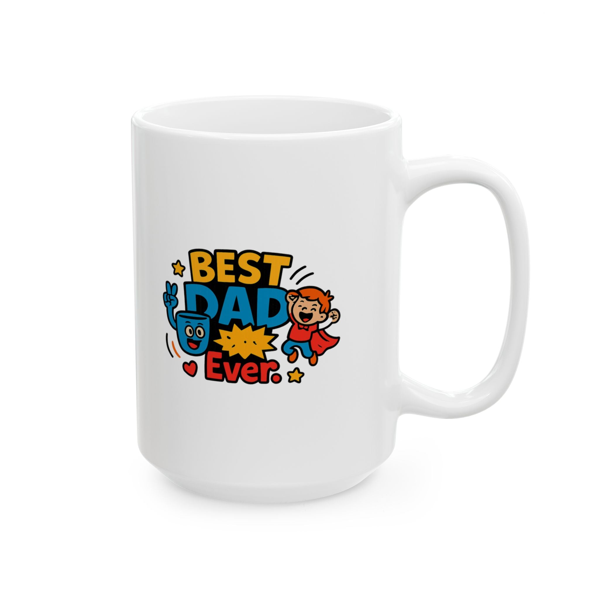 Best Dad In The Galaxy And Beyond Coffee Mug | Funny Dad Gift | Ceramic Mug