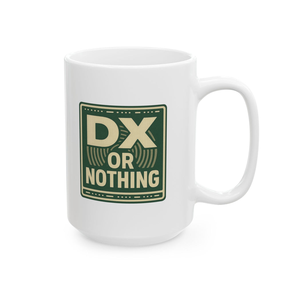 Ham Radio Operator DX Or Nothing Coffee Mug | Unique Gift | Ceramic Mug