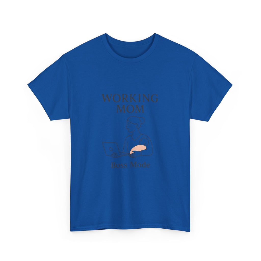 Working Mom Boss Mode On T-Shirt | Funny Mom Humor | Graphic Tee