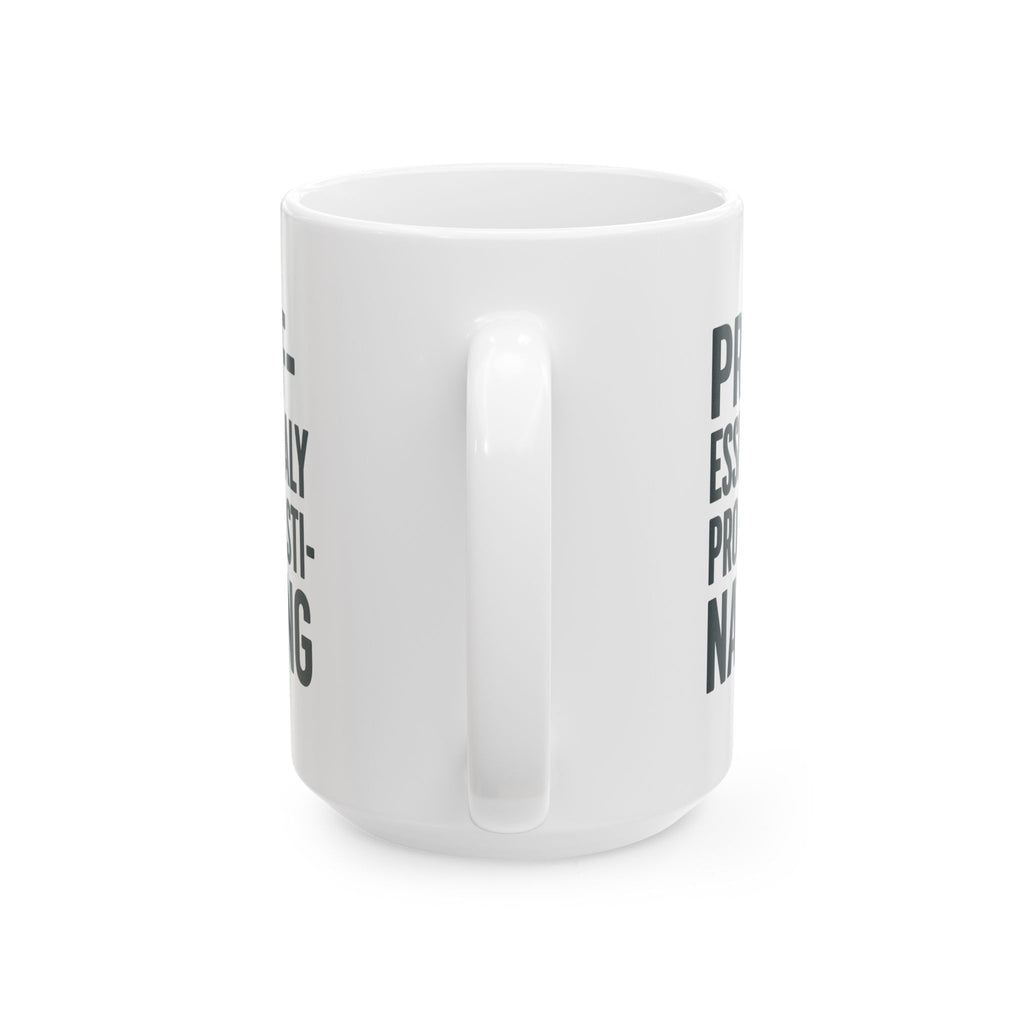 Professionally Procrastinating But With Coffee Coffee Mug | Coffee Lover Gift | Ceramic Mug