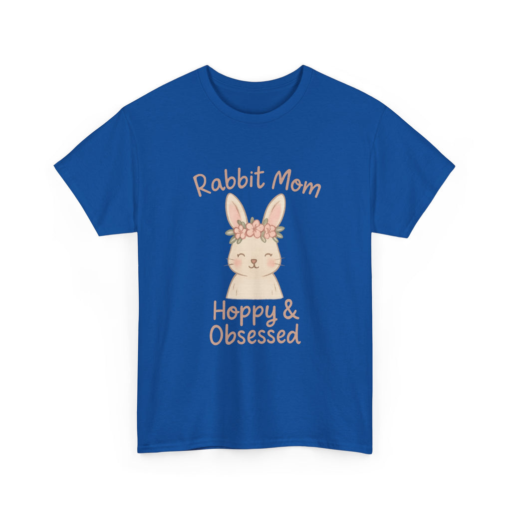 Rabbit Mom Hoppy And Obsessed T-Shirt | Gift for Mom | Graphic Tee