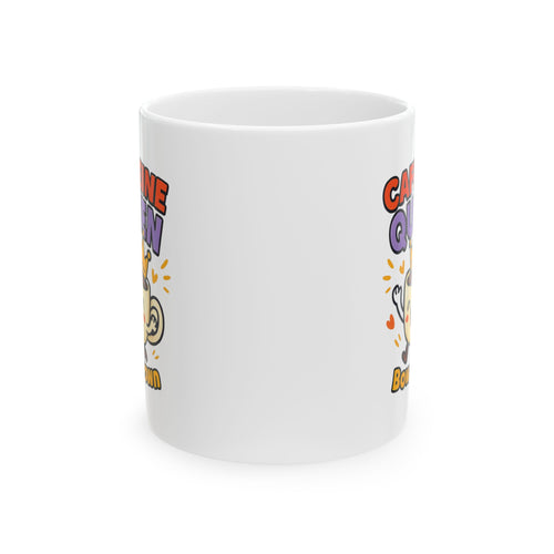 Caffeine Queen Title Earned Daily Coffee Mug | Funny Coffee Gift | Ceramic Mug