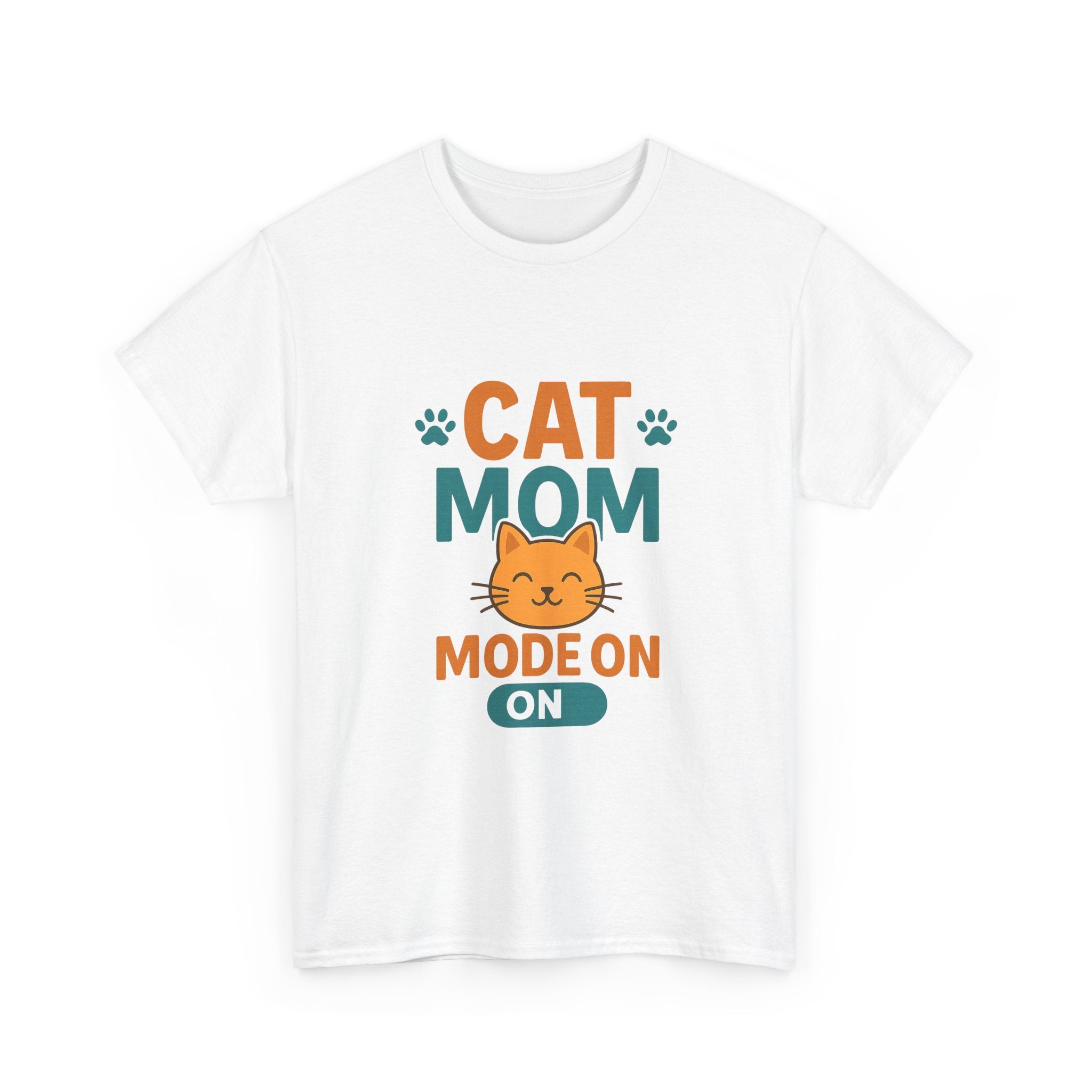 Fueled By Coffee And Cat Cuddles T-Shirt | Cat Mom Gift | Graphic Tee