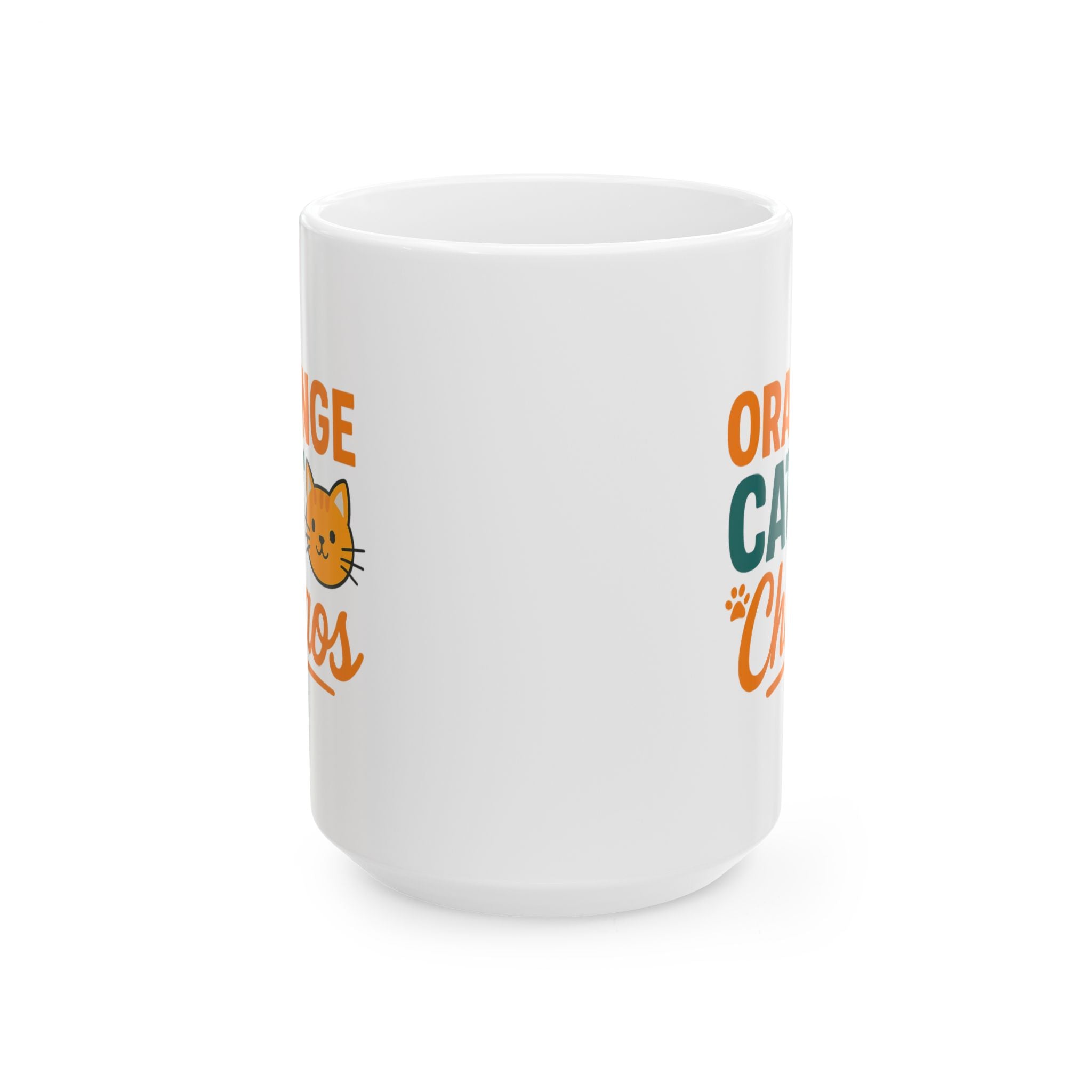 Ginger Cat Mom Proud And Covered In Fur Coffee Mug | Cat Lover Gift | Ceramic Mug