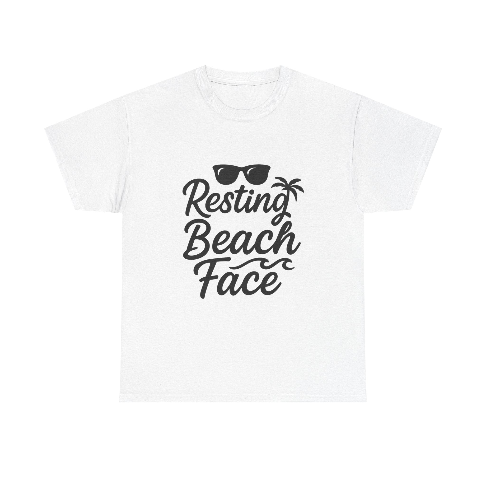 Resting Beach Face Vacation T-Shirt | Cat Lover Gift | Graphic Tee