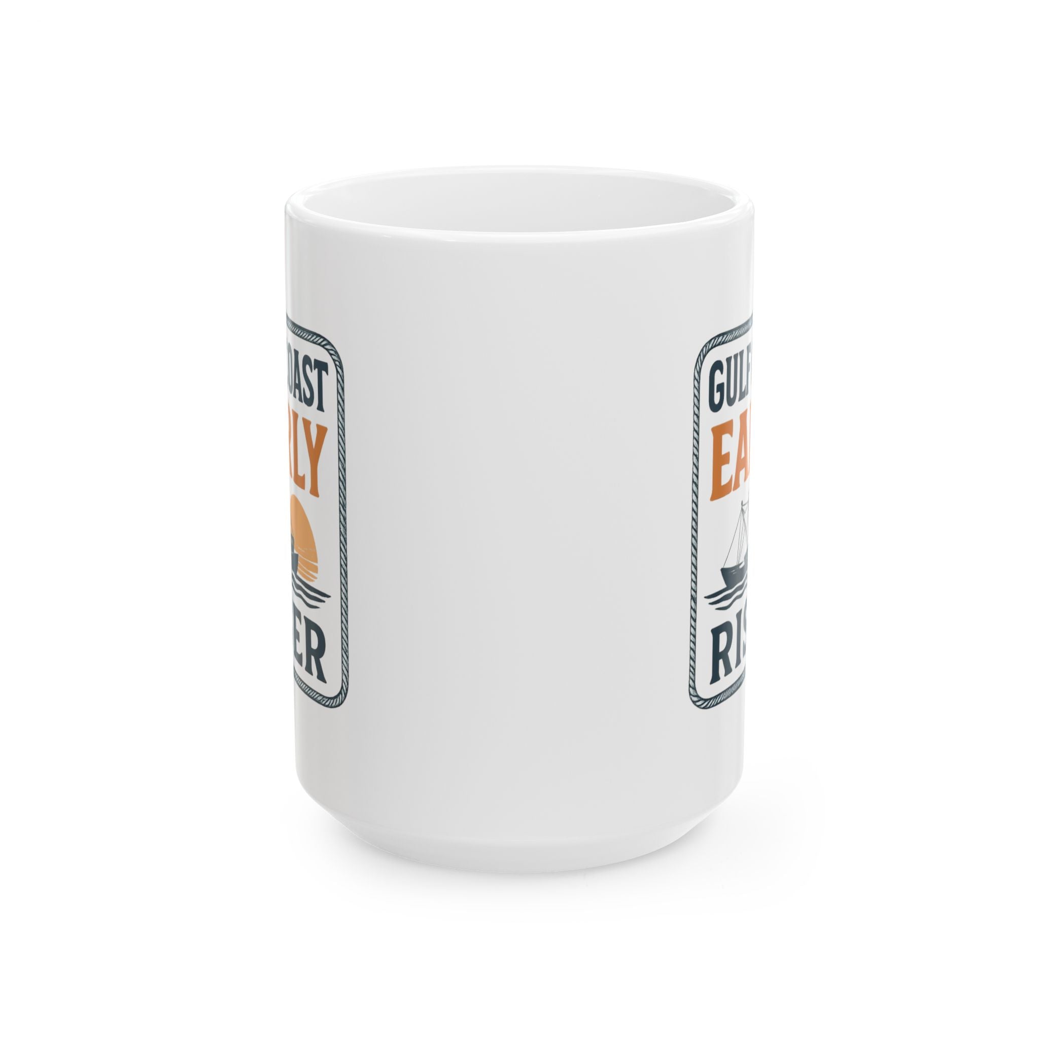 Shrimper Gulf Coast Early Riser Coffee Mug | Unique Gift | Ceramic Mug