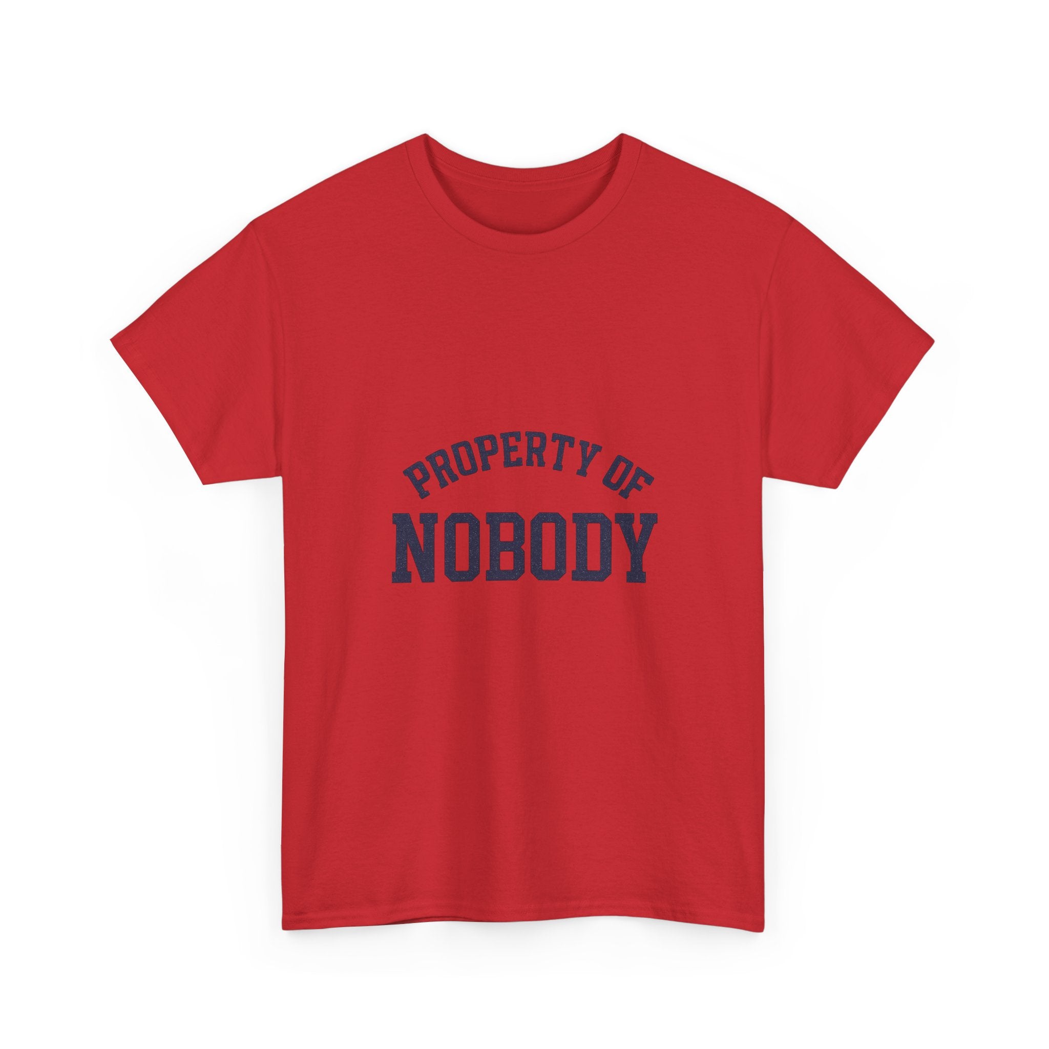 Property Of Nobody Motivational T-Shirt | Unique Gift | Graphic Tee