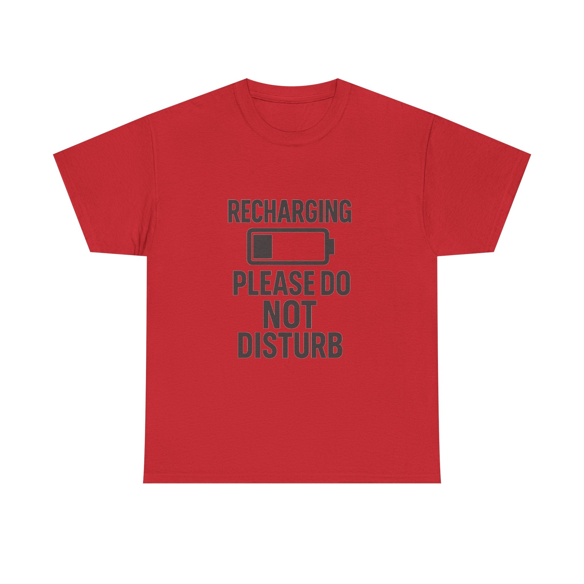 Introvert Recharging Please Do Not Disturb T-Shirt | Unique Gift | Graphic Tee
