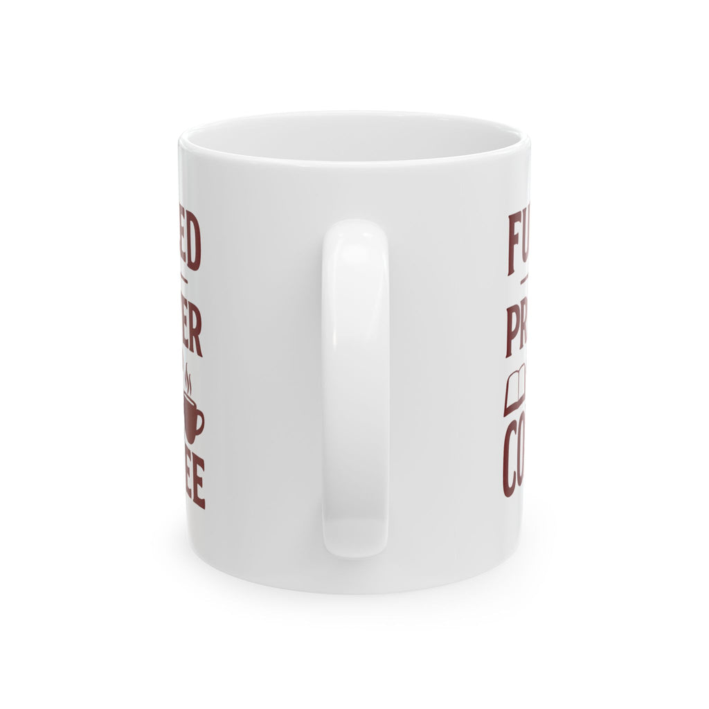 Pastor Preaching The Word Fueled By Prayer And Coffee Coffee Mug | Coffee Lover Gift | Ceramic Mug