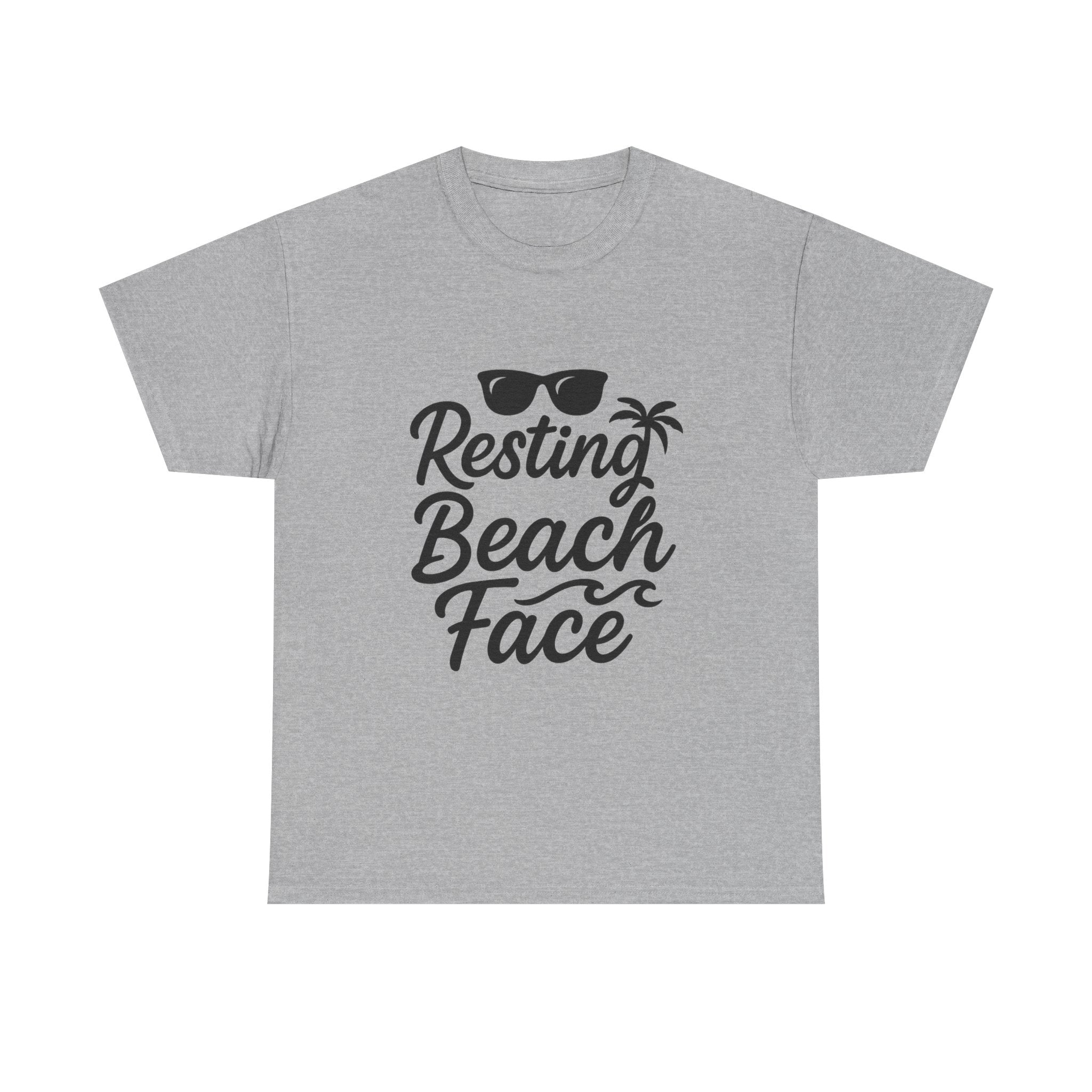 Resting Beach Face Vacation T-Shirt | Cat Lover Gift | Graphic Tee