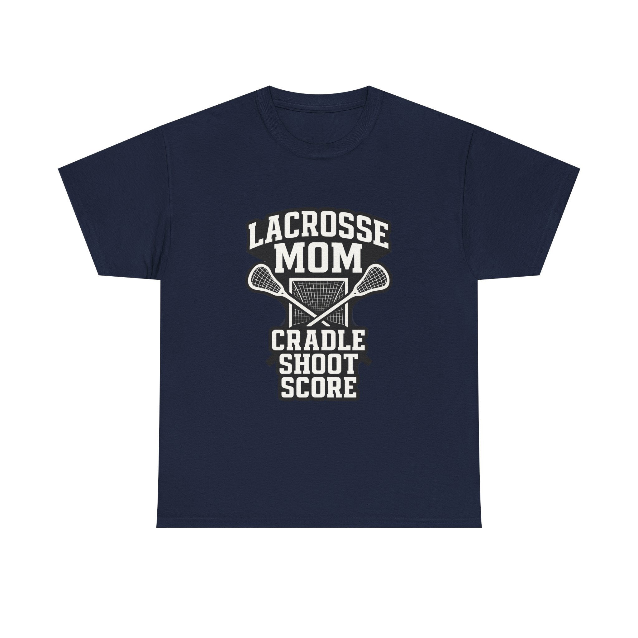 Lacrosse Mom Cradle Shoot Score T-Shirt | Gift for Mom | Graphic Tee