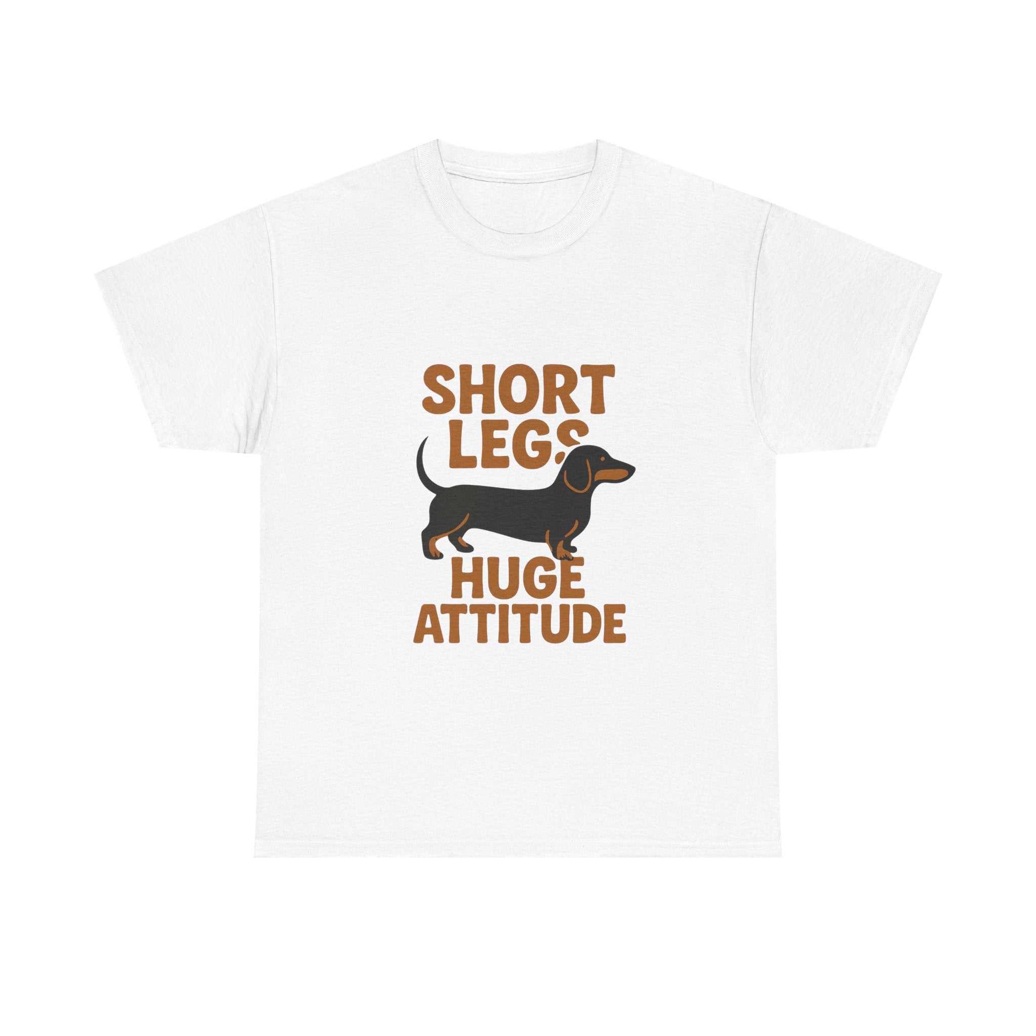 Dachshund Mom Short Legs Huge Attitude T-Shirt | Gift for Mom | Graphic Tee