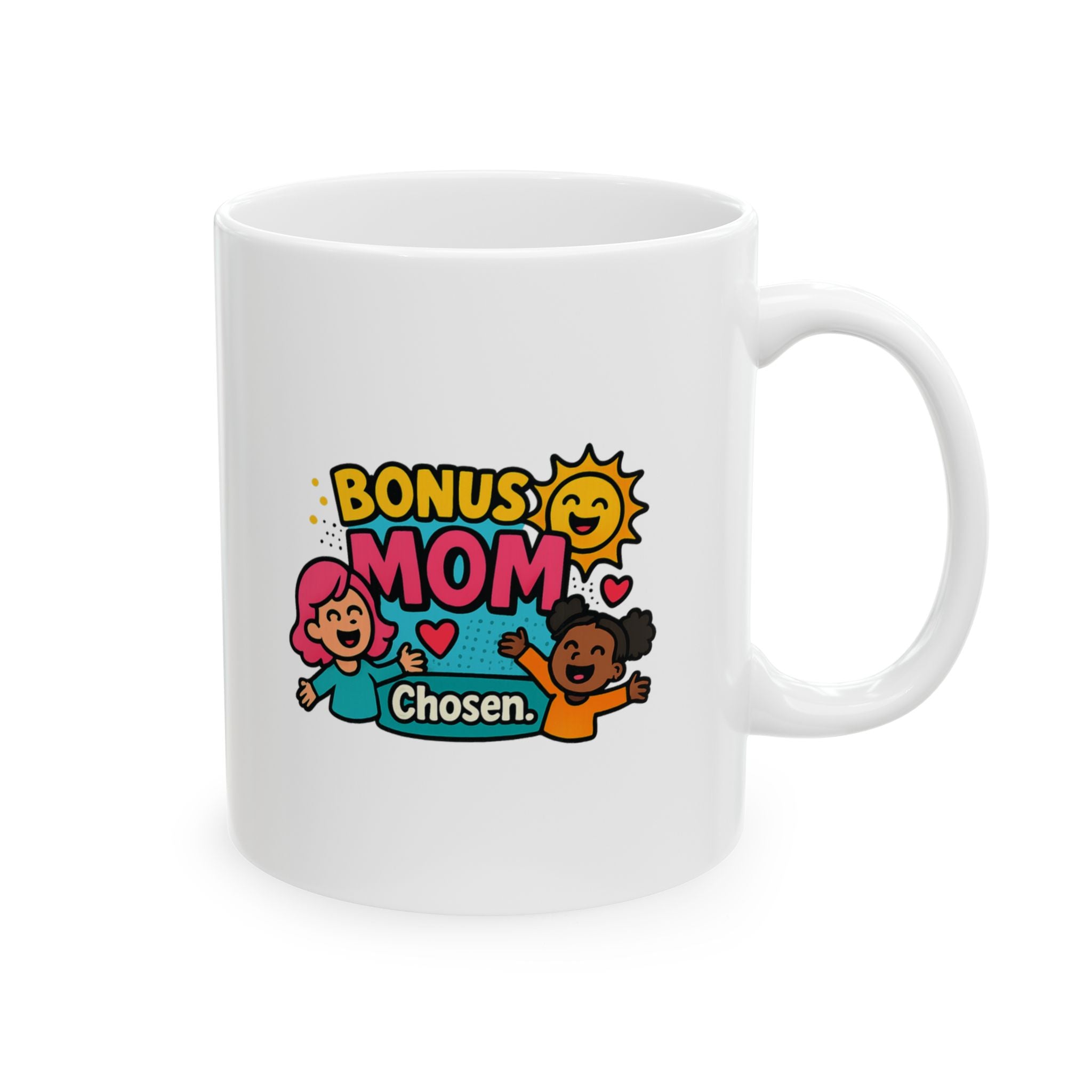 Loved These Kids Like My Own Bonus Mom Coffee Mug | Blended Family Appreciation | Ceramic Mug
