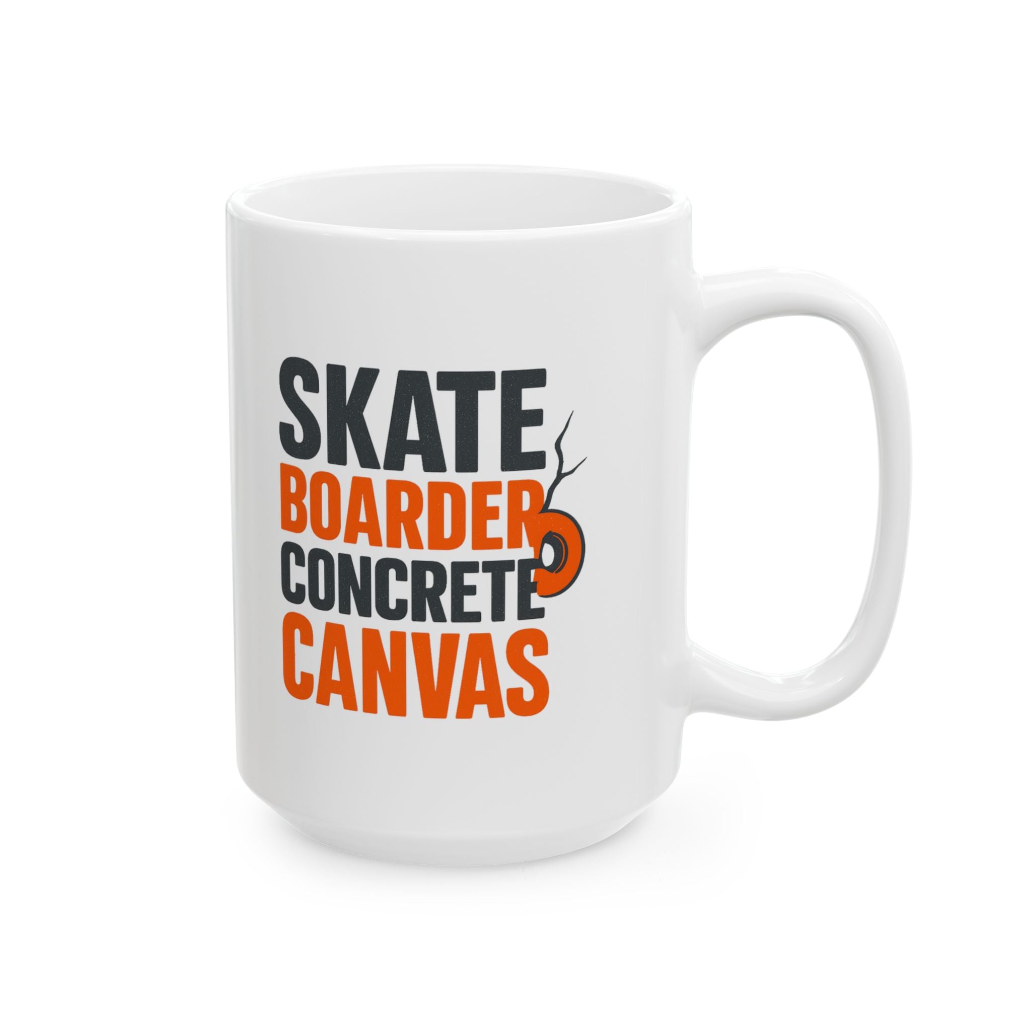Skateboarder Concrete Is My Canvas Coffee Mug | Unique Gift | Ceramic Mug