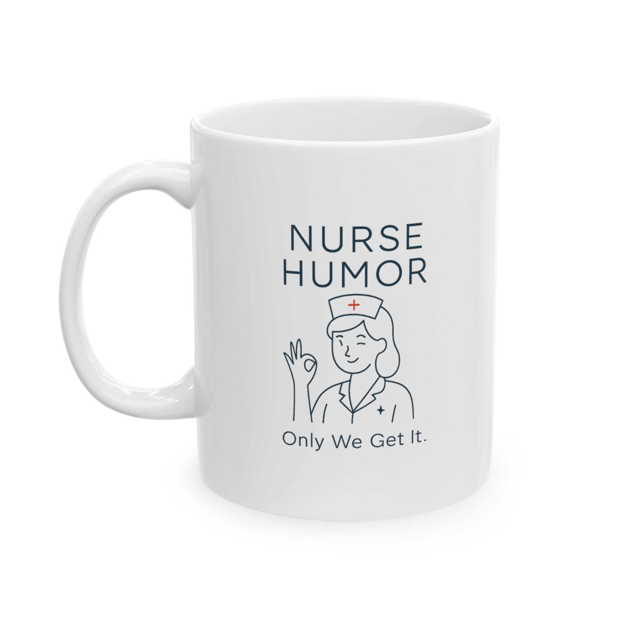 Nurse Humor Not For The Faint Of Heart Coffee Mug | Funny Nurse Gift | Ceramic Mug