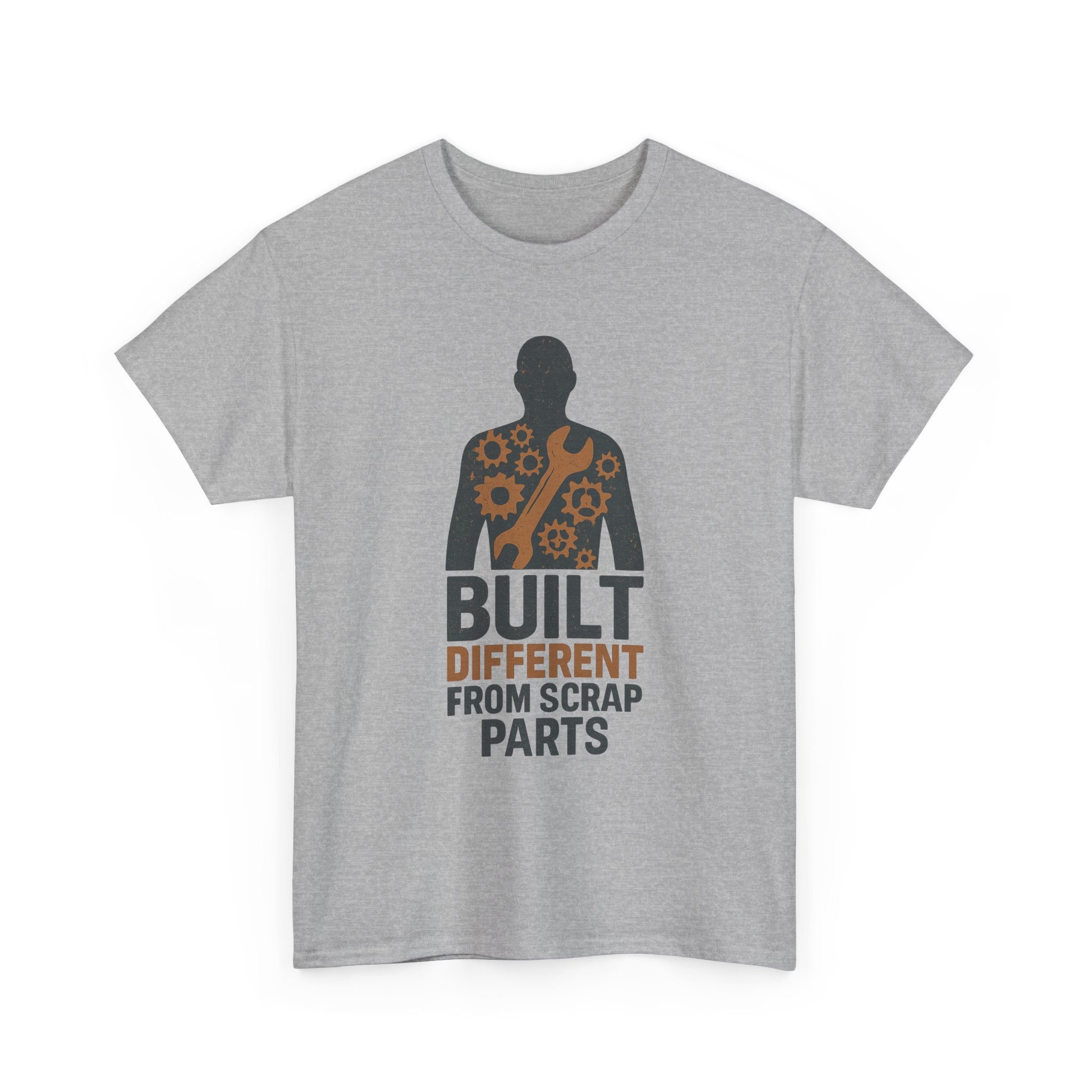 Built Different From Scrap Parts T-Shirt | Unique Gift | Graphic Tee