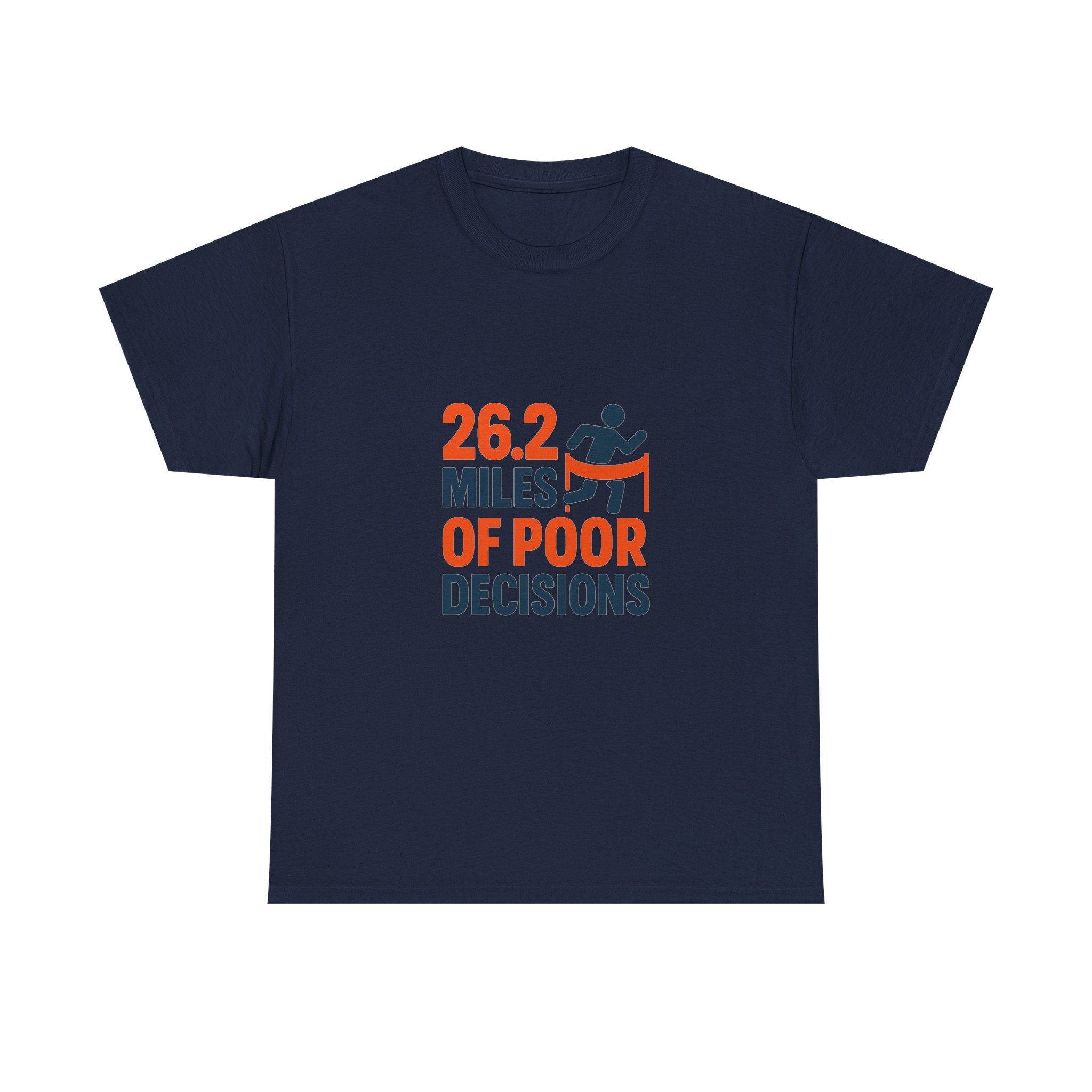 Marathon Finisher 26.2 Miles Of Poor Decisions T-Shirt | Unique Gift | Graphic Tee
