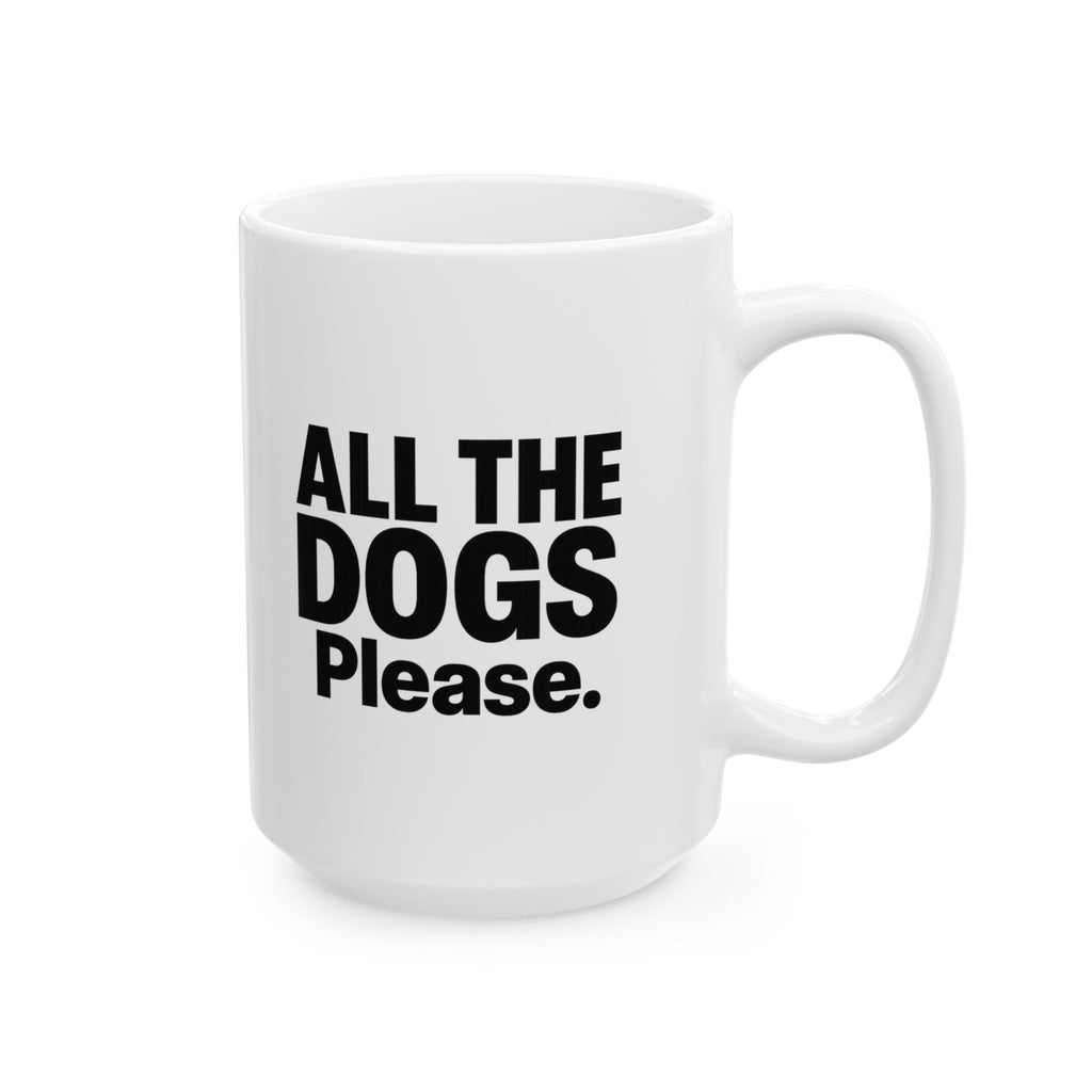Fur Covered And Dog Outnumbered Coffee Mug | Multi Dog Mom Humor | Ceramic Mug
