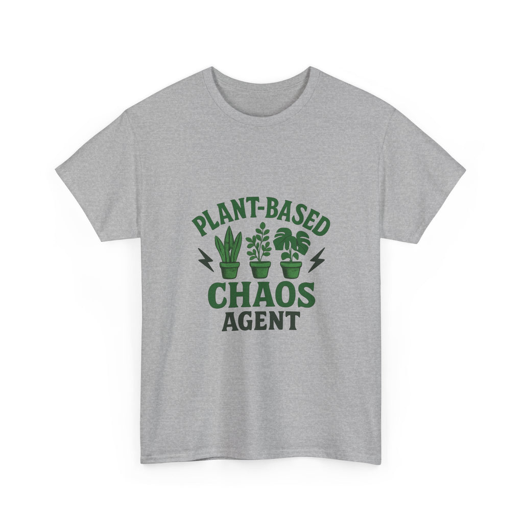 Plant-Based Chaos Agent T-Shirt | Unique Gift | Graphic Tee