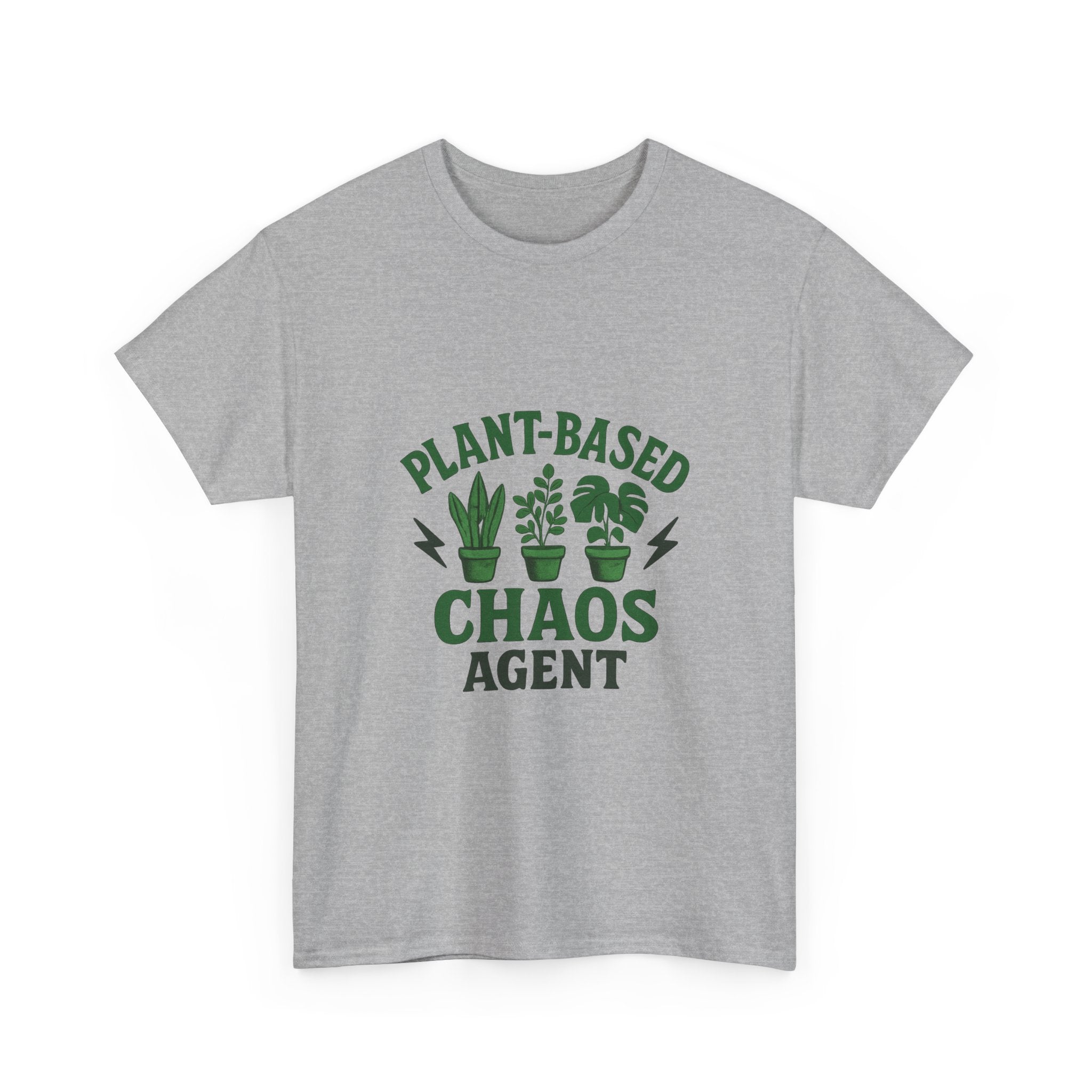Plant-Based Chaos Agent T-Shirt | Unique Gift | Graphic Tee