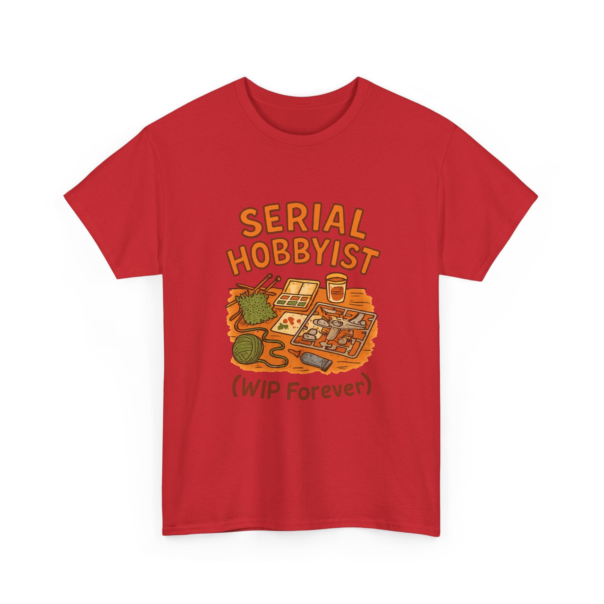 Serial Hobbyist Never Finishes Anything T-Shirt | Unique Gift | Graphic Tee