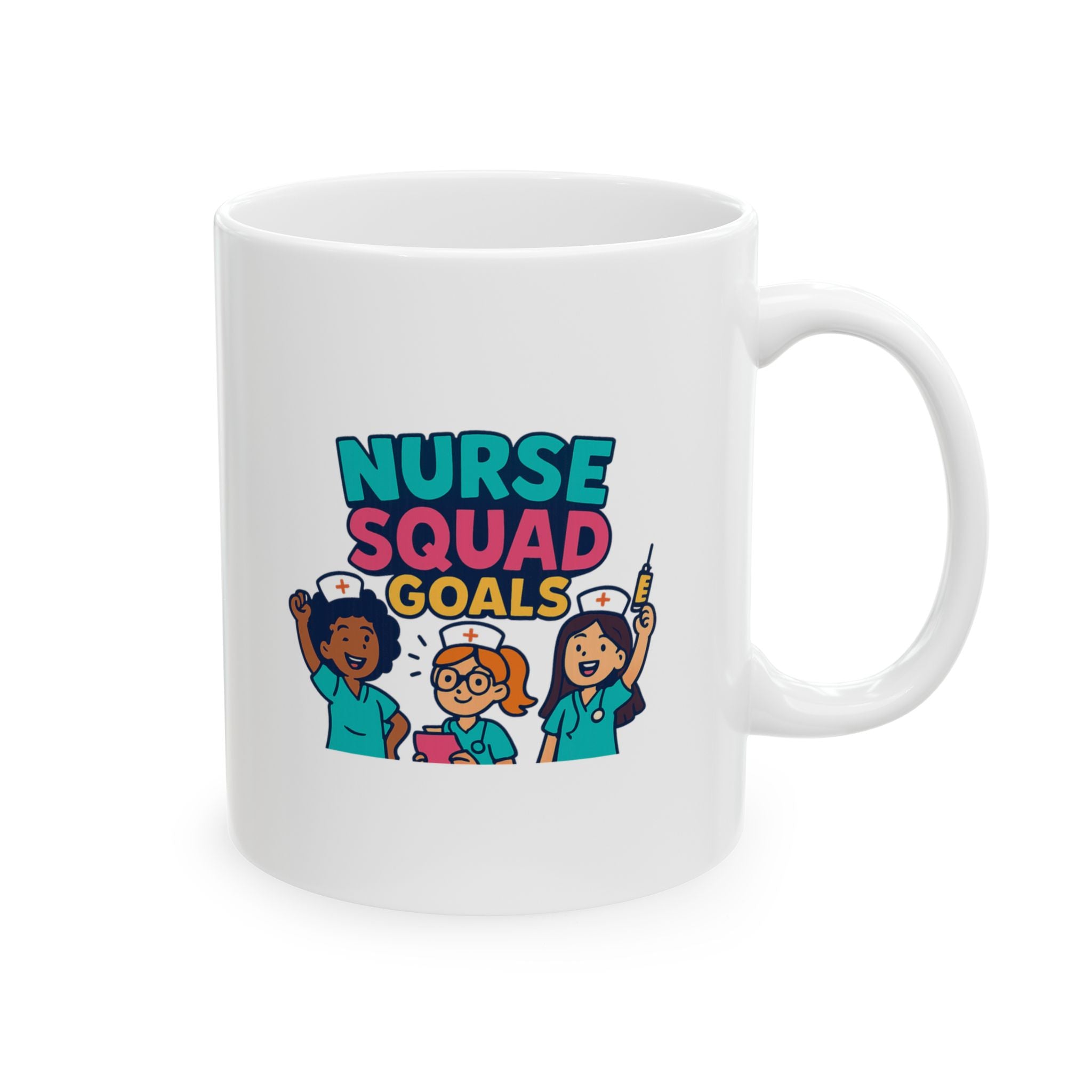 Official Member Nurse Squad Coffee Mug | Nurse Coworker Appreciation | Ceramic Mug