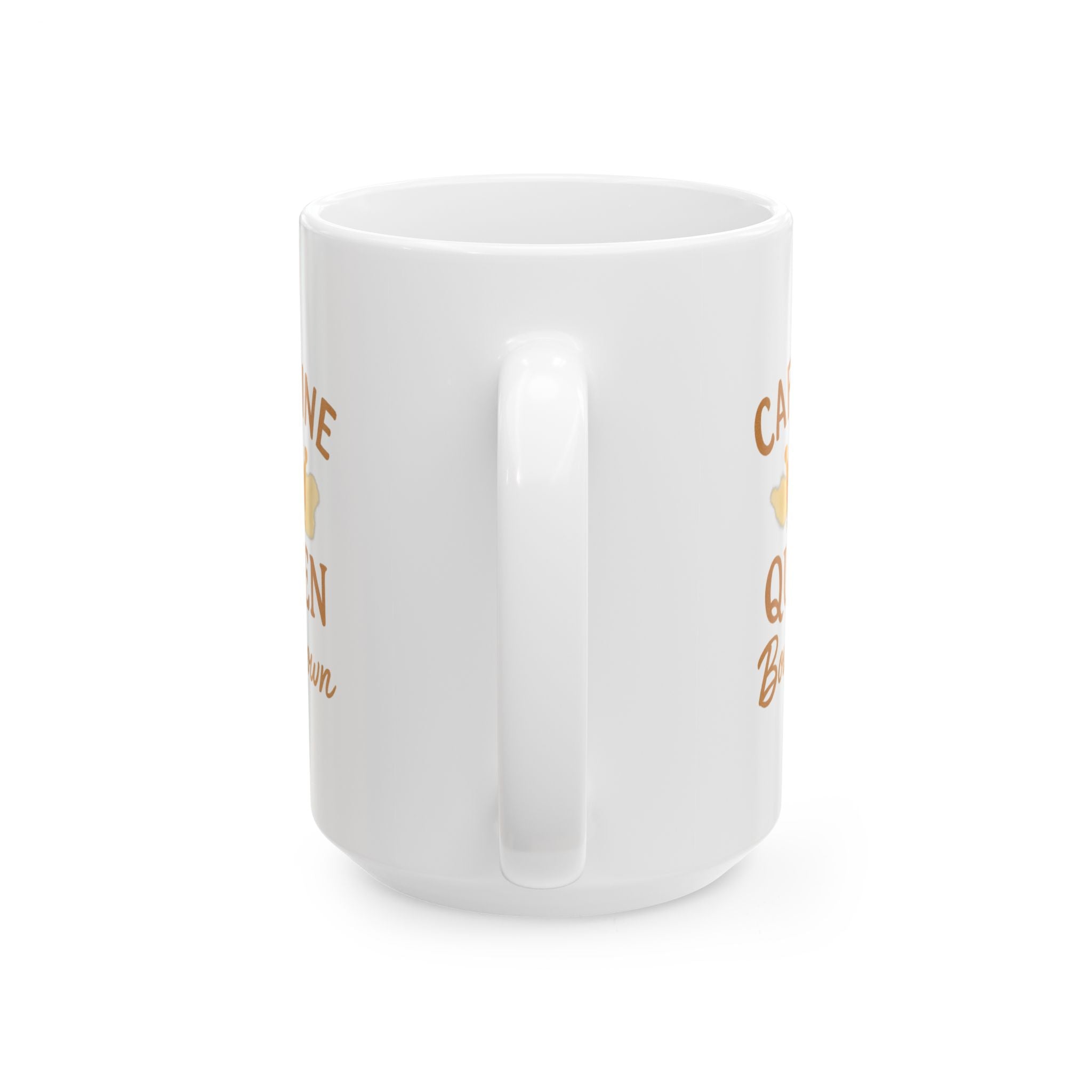 Born To Be Caffeine Queen Coffee Mug | Coffee Lover Gift | Ceramic Mug