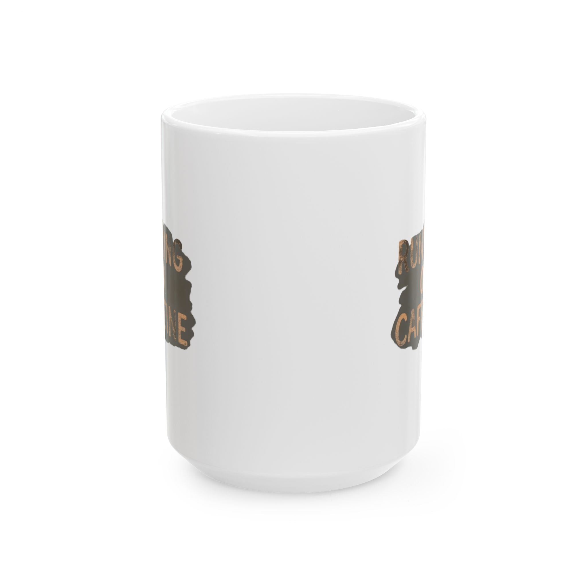 Running On Caffeine And Good Intentions Coffee Mug | Funny Caffeine Gift | Ceramic Mug