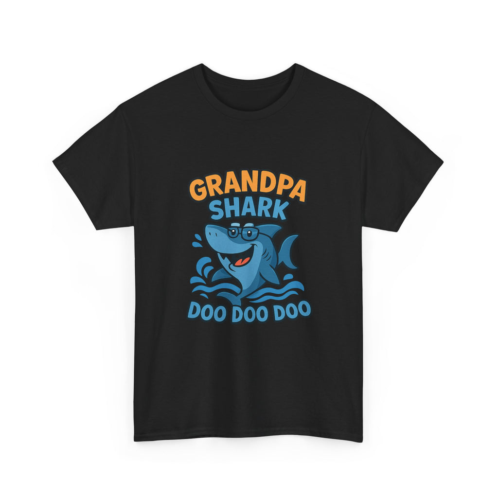 Grandpa Shark Doo Doo Family T-Shirt | Gift for Grandpa | Graphic Tee