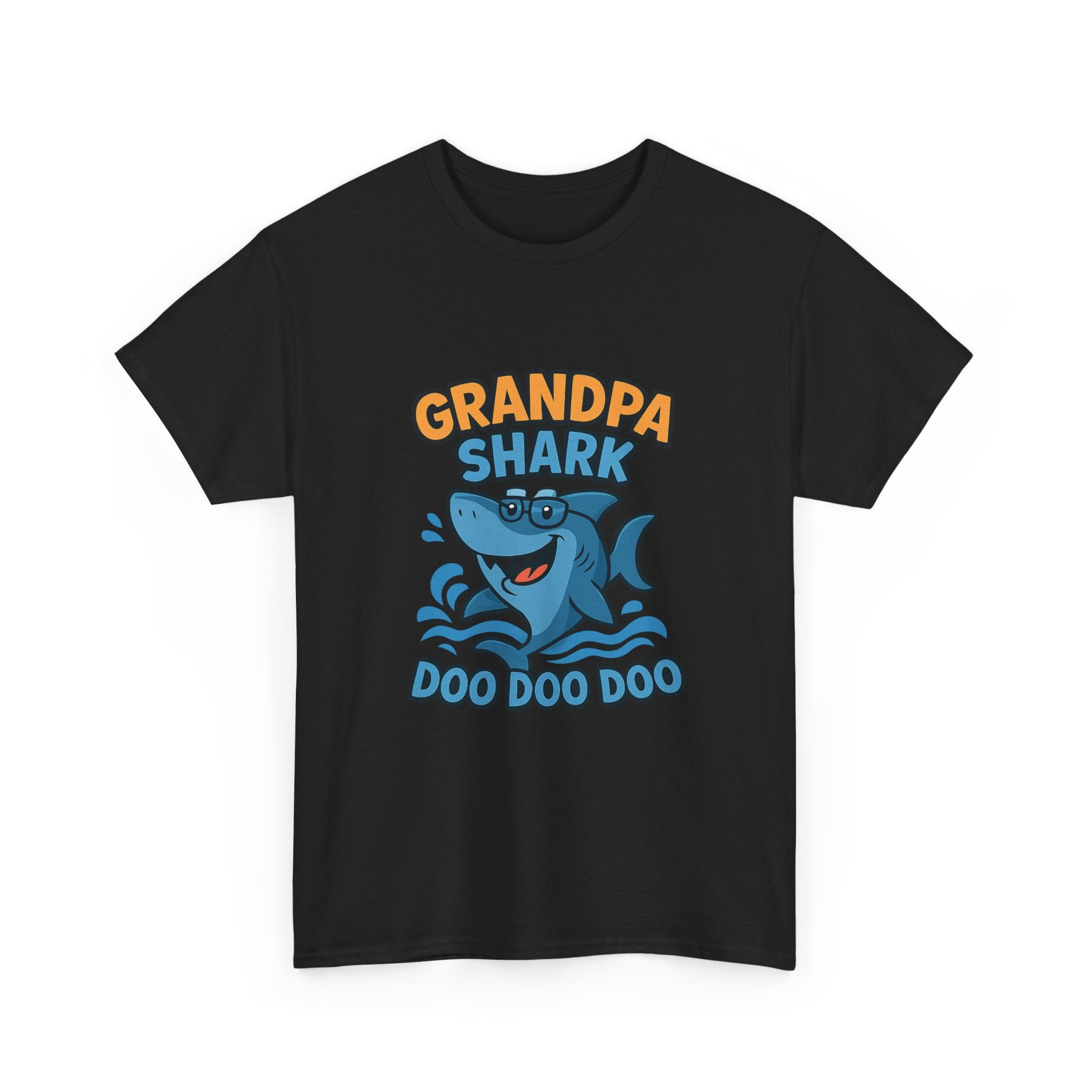 Grandpa Shark Doo Doo Family T-Shirt | Gift for Grandpa | Graphic Tee
