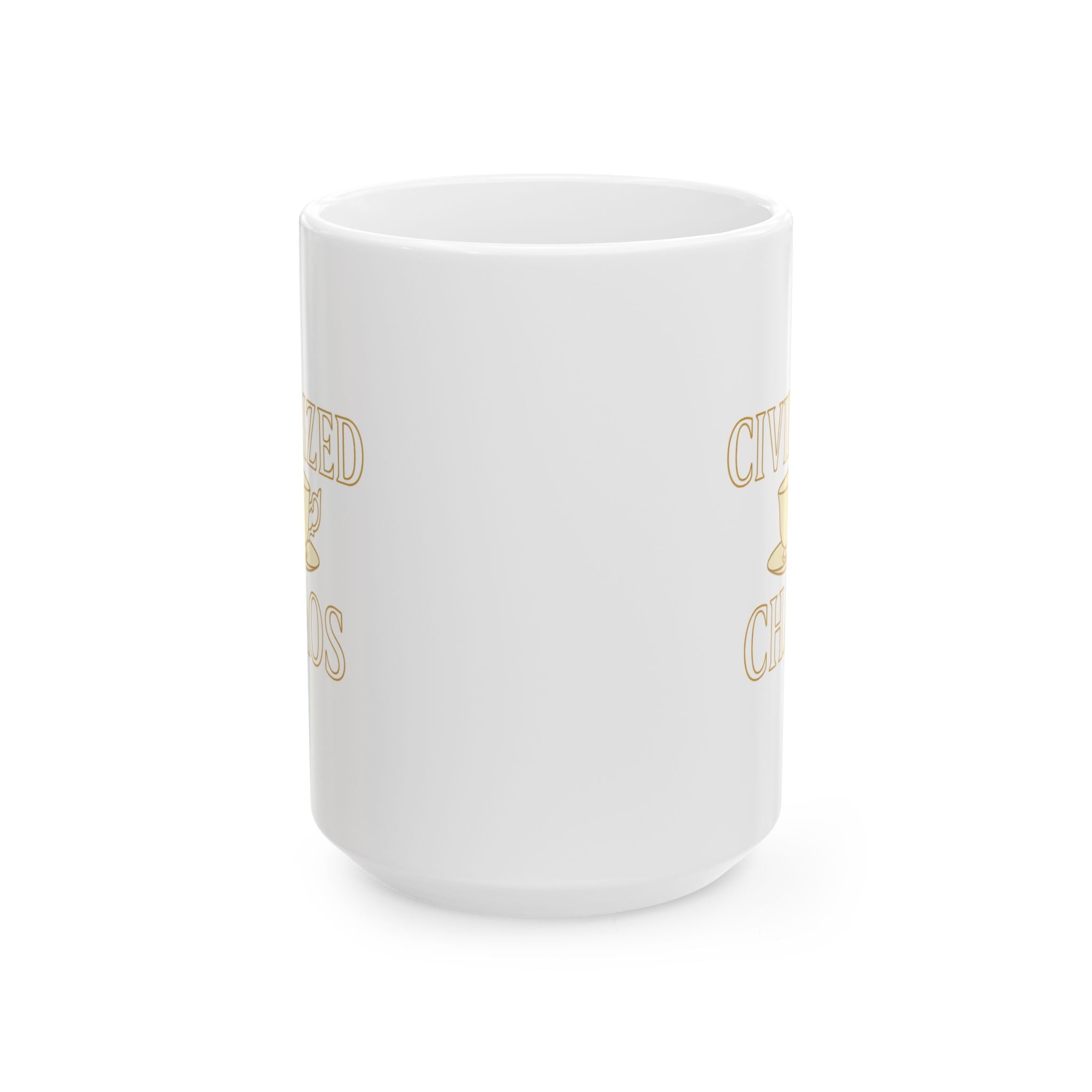 Tea Drinker Civilized Chaos Coffee Mug | Unique Gift | Ceramic Mug