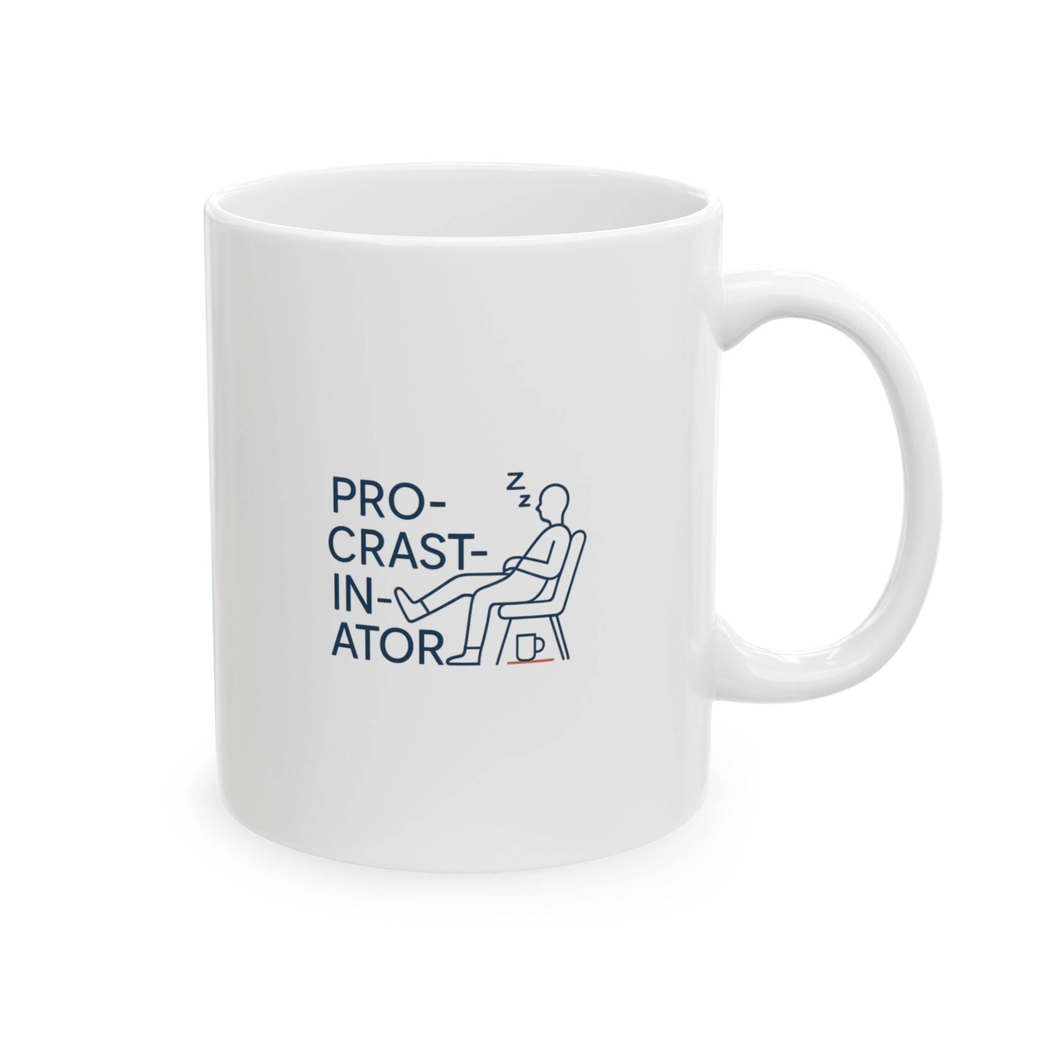 Certified Procrastinator Might Finish This Tomorrow Coffee Mug | Funny Humor | Ceramic Mug