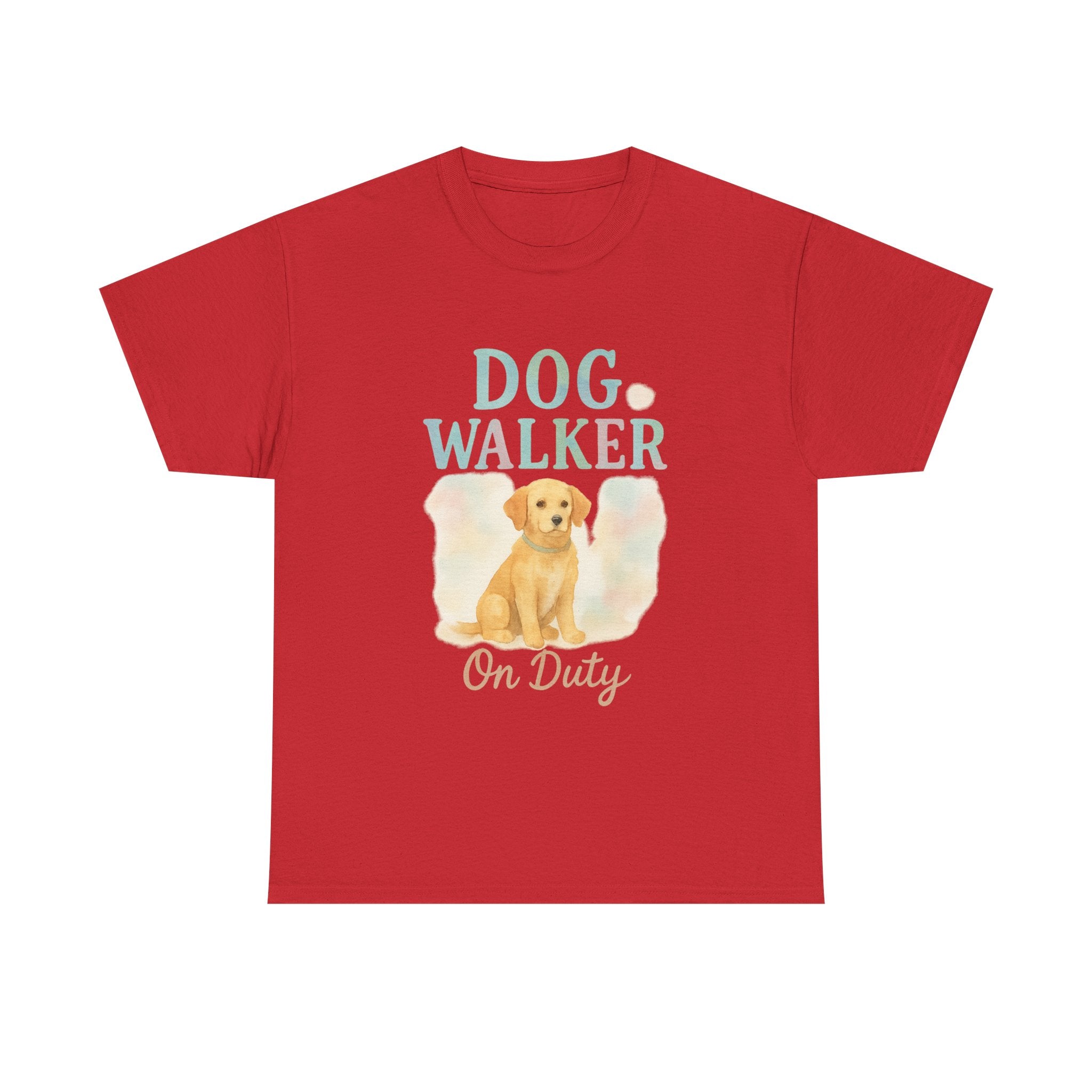 Dog Walker Powered By Coffee T-Shirt | Dog Walker Gift | Graphic Tee