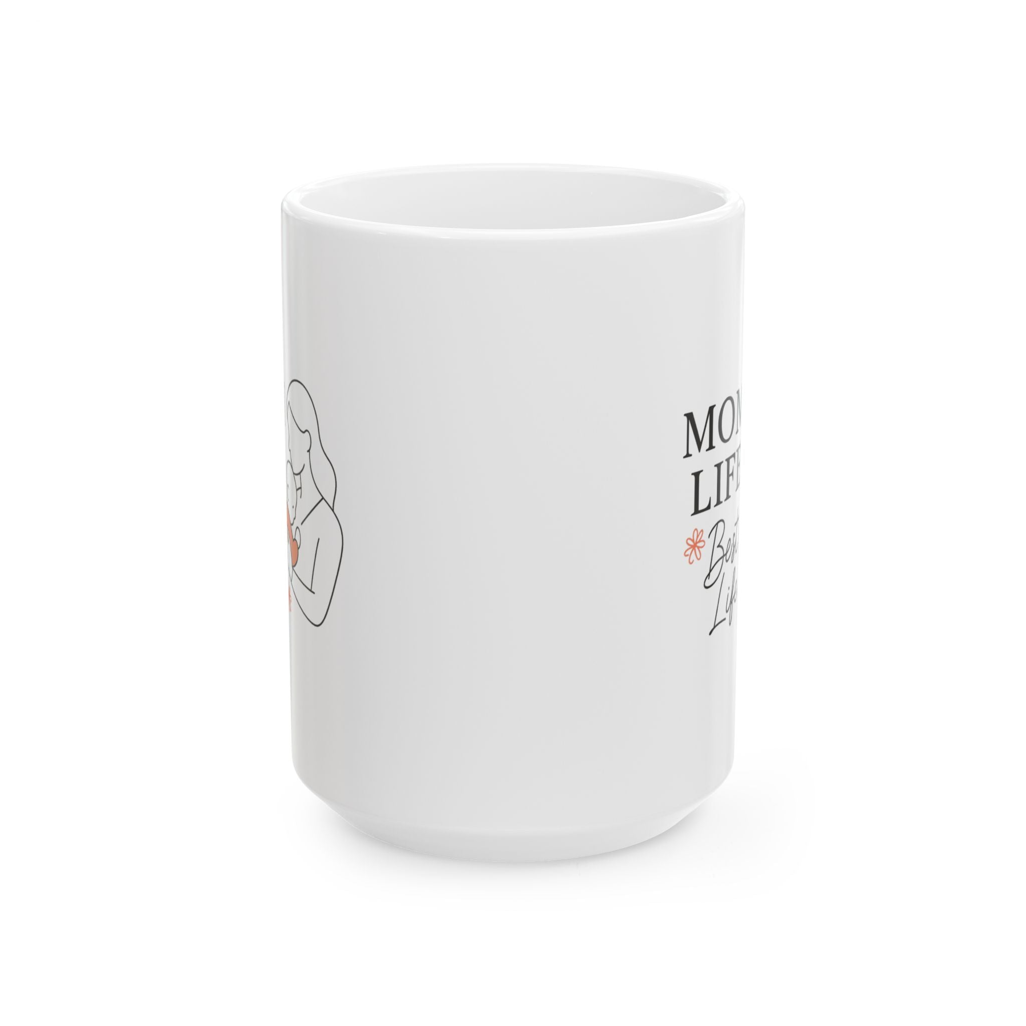 Mom Life Chose Me And I Chose It Back Coffee Mug | Funny Mom Humor | Ceramic Mug