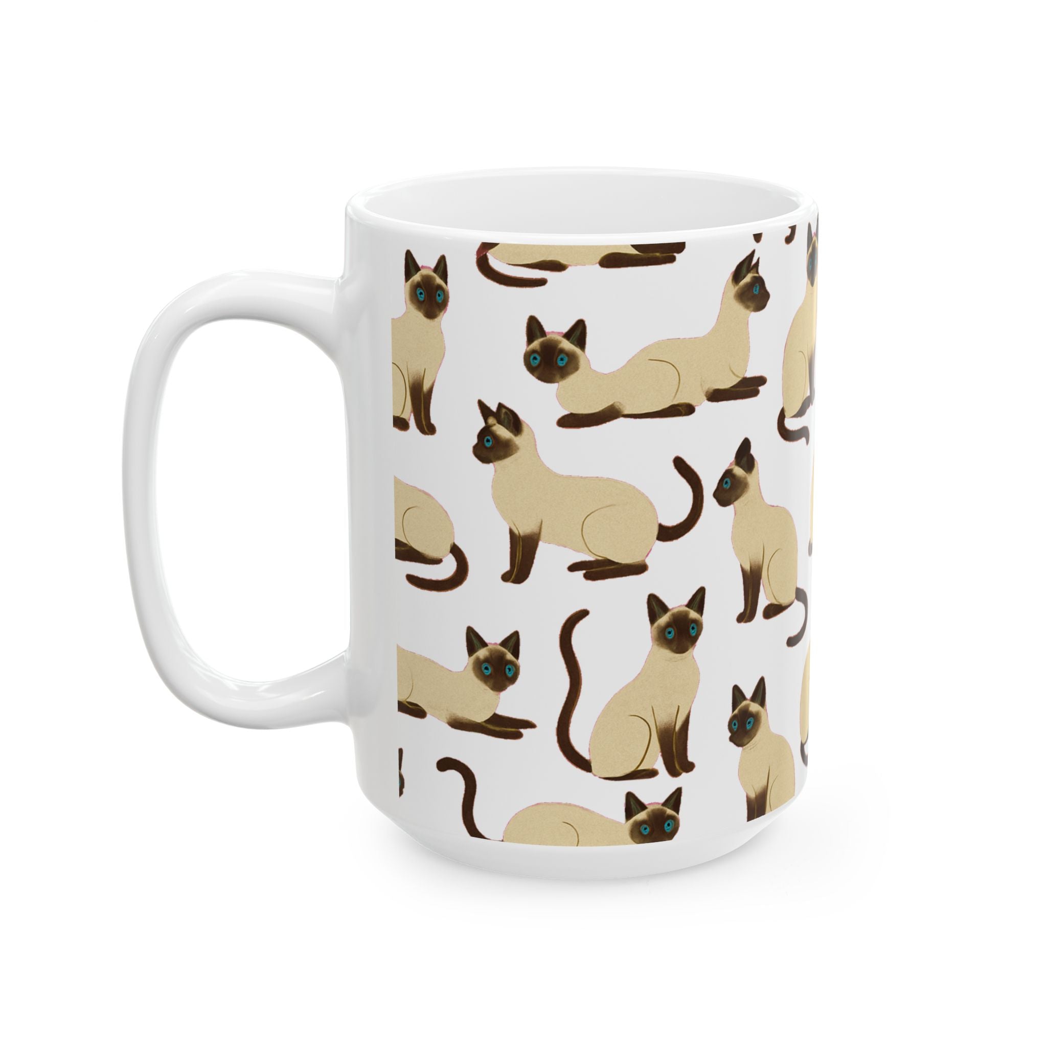 Siamese Cat Coffee Mug | Cat Lover Gift | Ceramic Mug