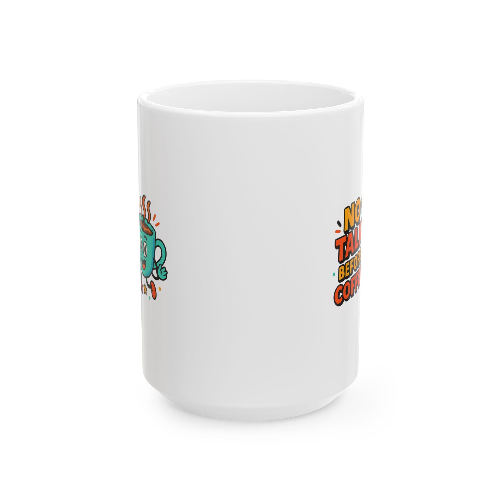 Pre Coffee Conversation Risk At Own Risk Coffee Mug | Funny Coffee Gift | Ceramic Mug