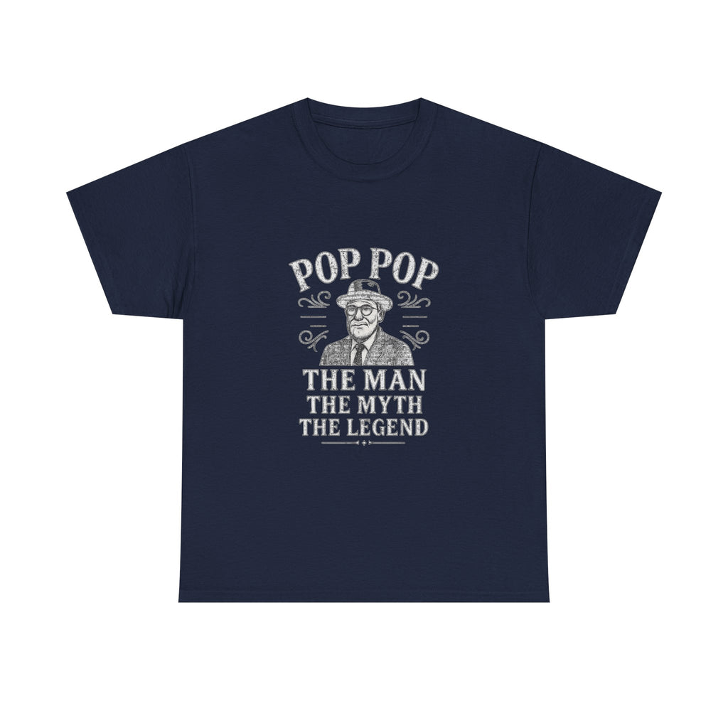 Pop Pop The Man The Myth Grandfather T-Shirt | Unique Gift | Graphic Tee