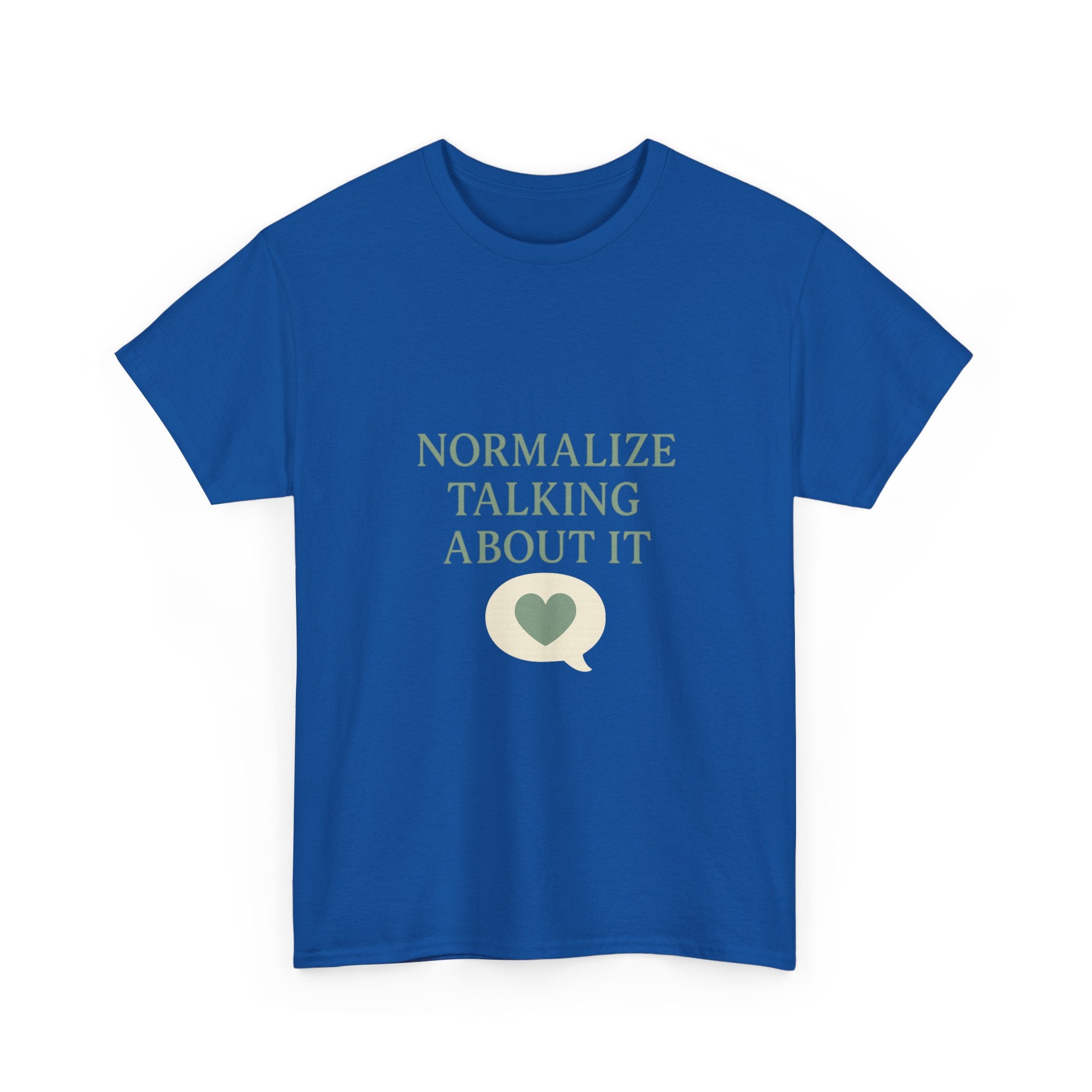 Mental Health Advocate Normalize Talking About It T-Shirt | Cat Lover Gift | Graphic Tee