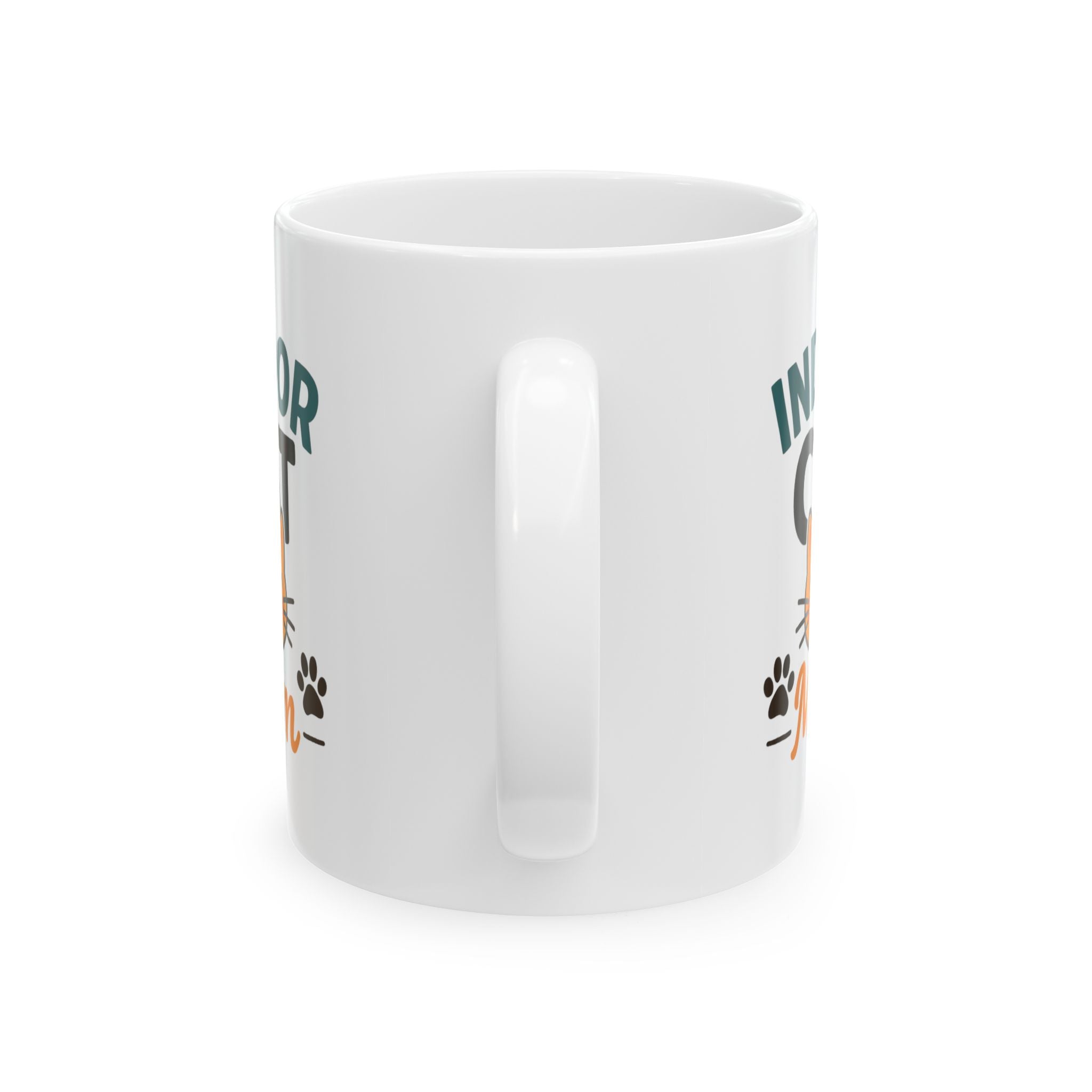 Couch Cat Enthusiast Coffee Mug | Funny Indoor Cat Lover | Ceramic Mug