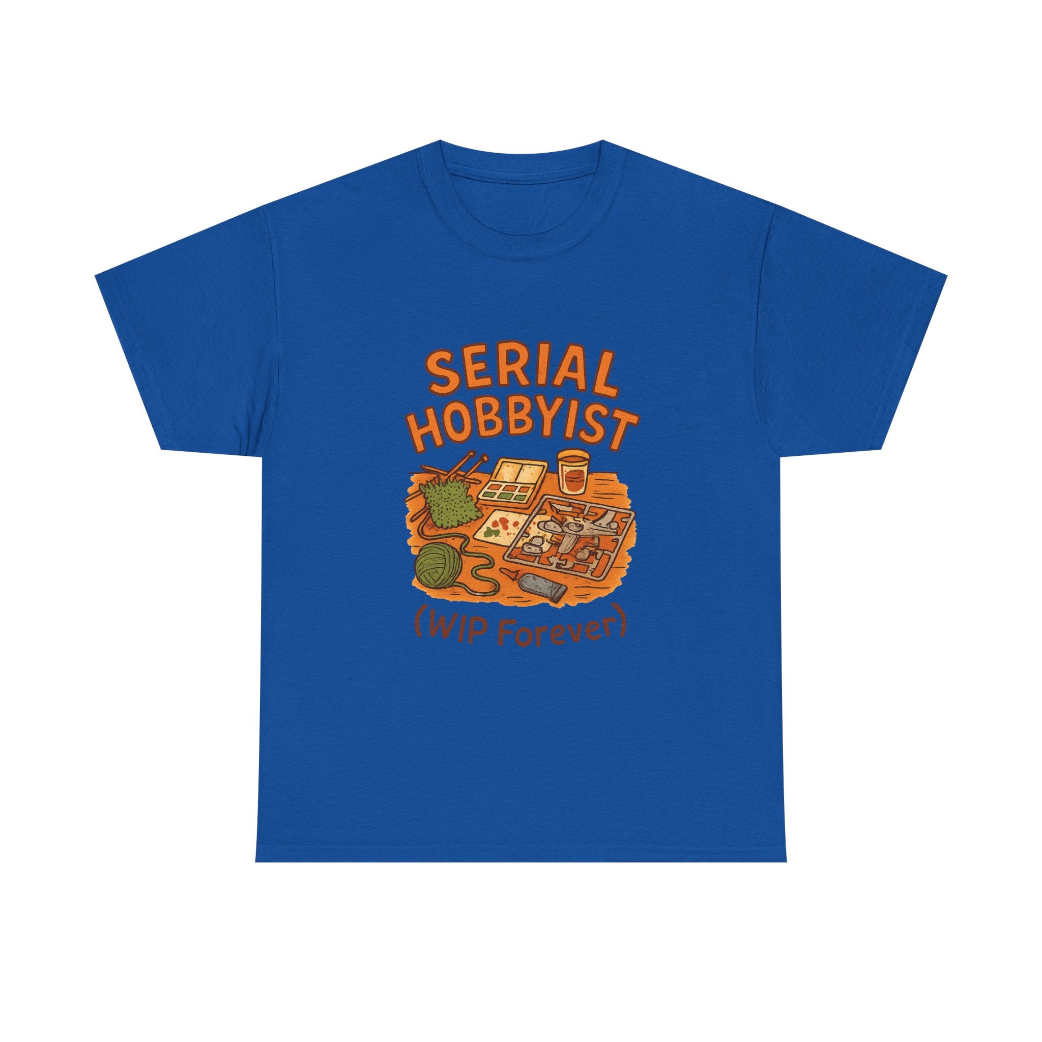 Serial Hobbyist Never Finishes Anything T-Shirt | Unique Gift | Graphic Tee