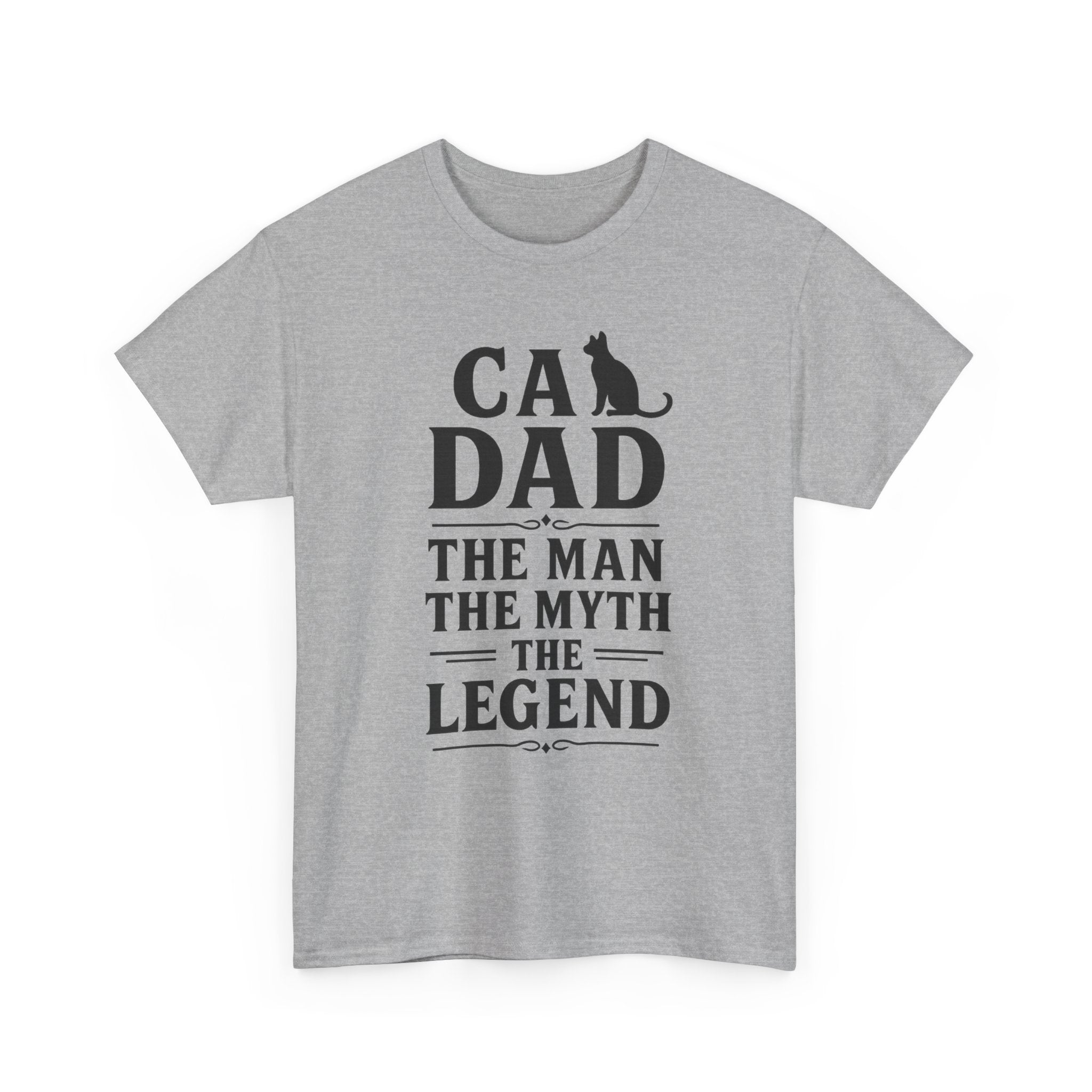 Cat Dad The Man The Myth T-Shirt | Cat Lover Gift | Graphic Tee