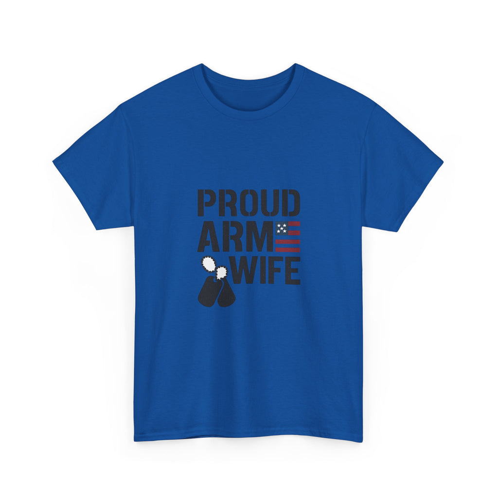 Proud Army Wife Military T-Shirt | Unique Gift | Graphic Tee