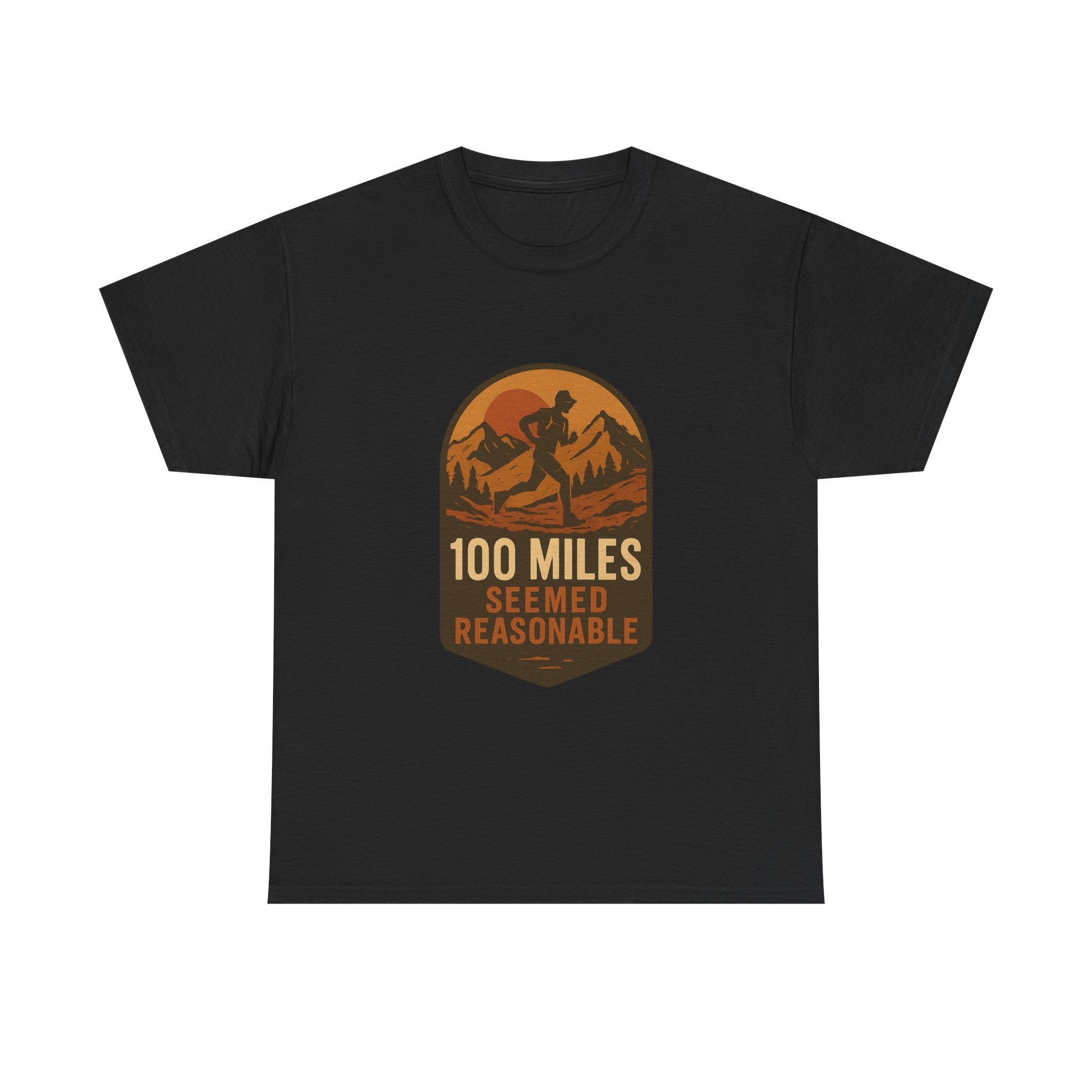 Ultramarathon Runner 100 Miles Seemed Reasonable T-Shirt