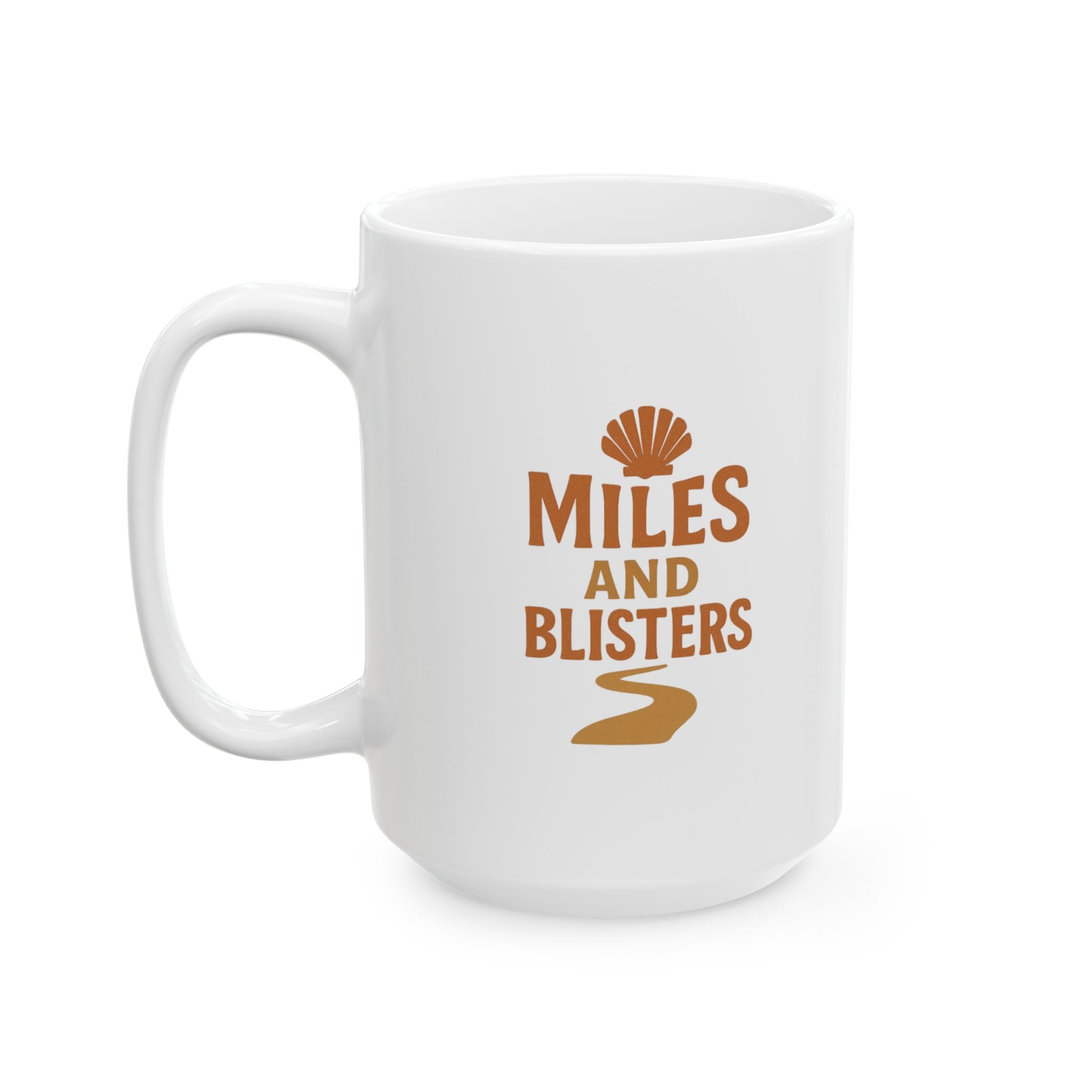 Pilgrim Walker Camino De Santiago Miles And Blisters Coffee Mug | Unique Gift | Ceramic Mug